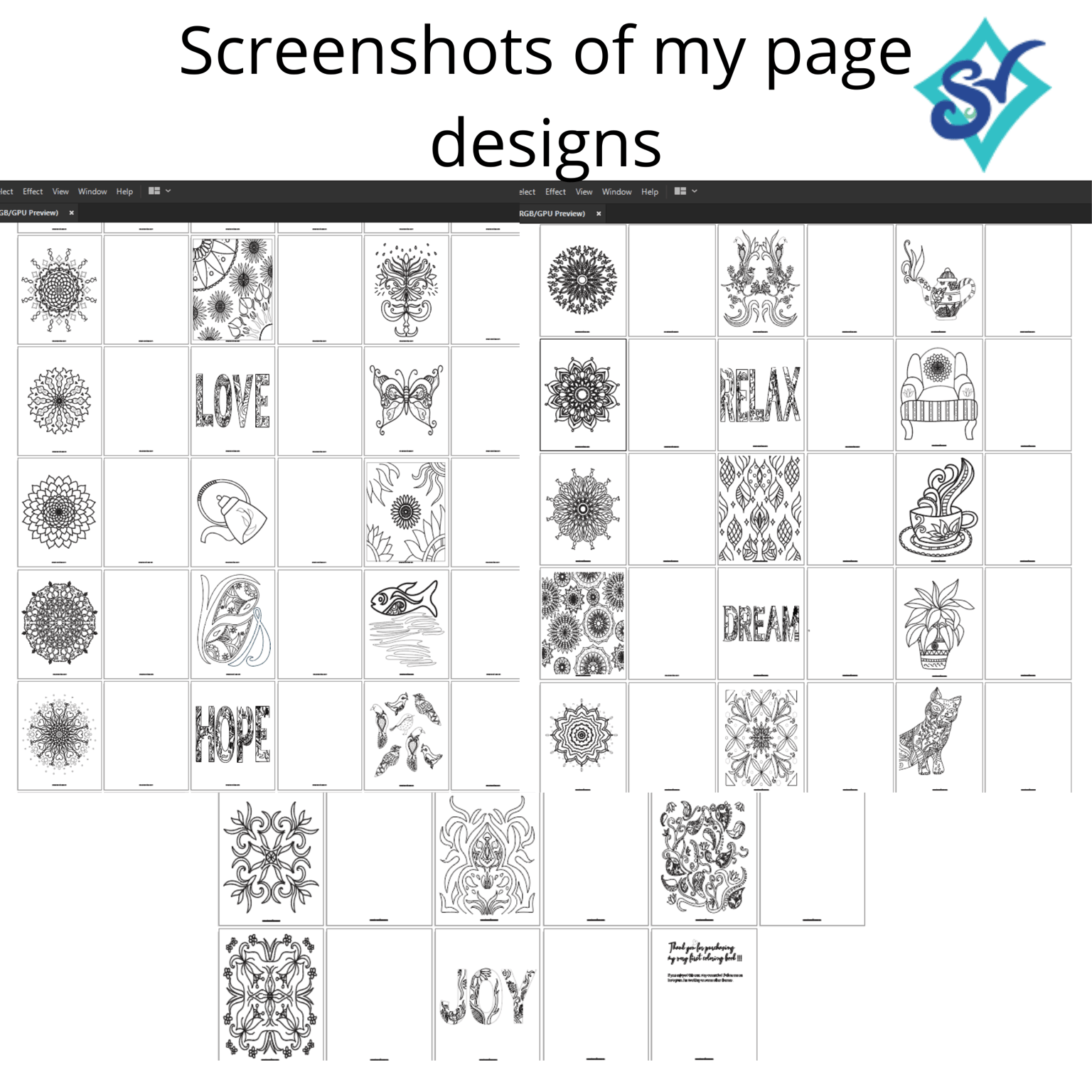 My coloring book pages - image 1 - student project