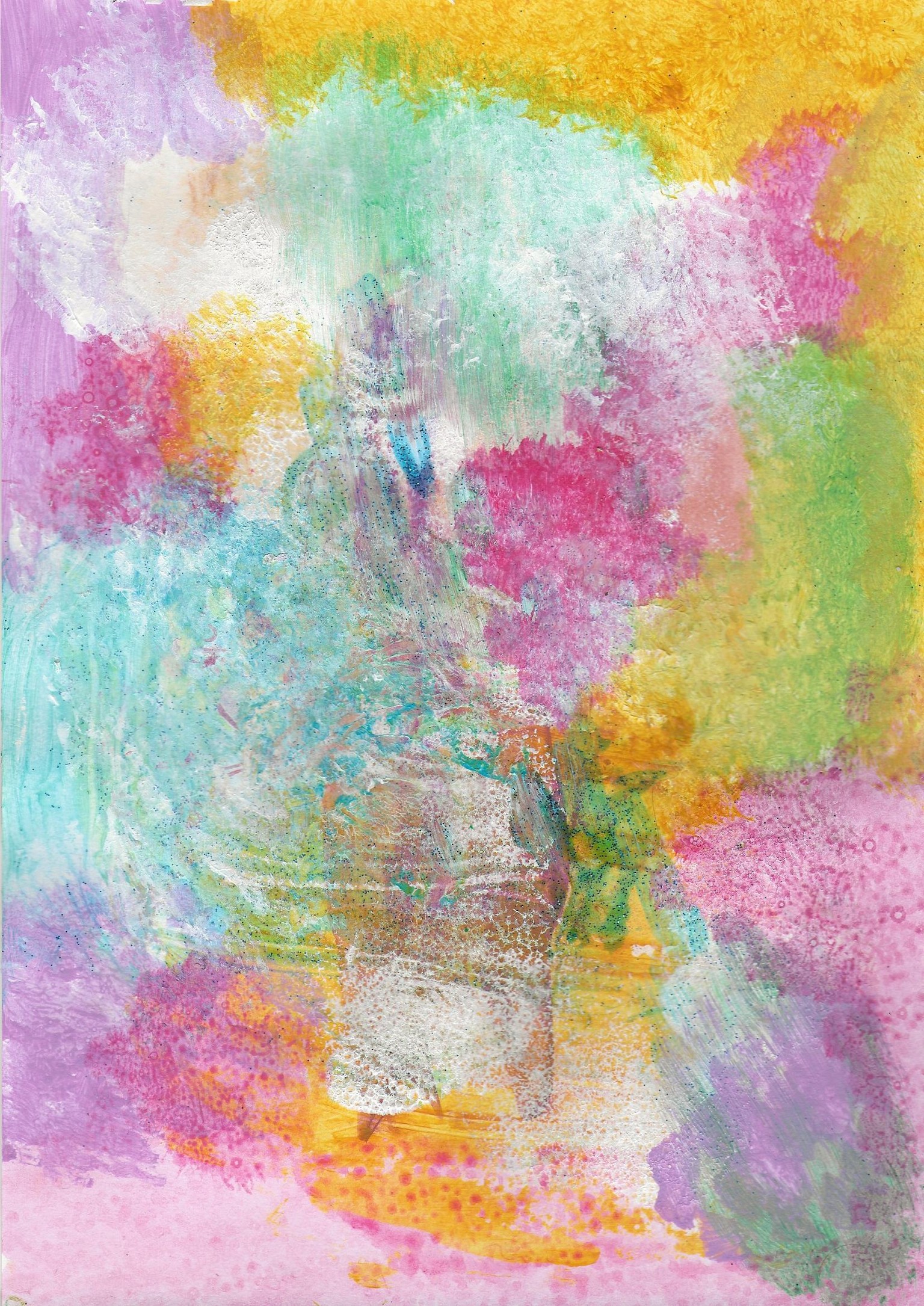 Colorful abstract painting - image 2 - student project