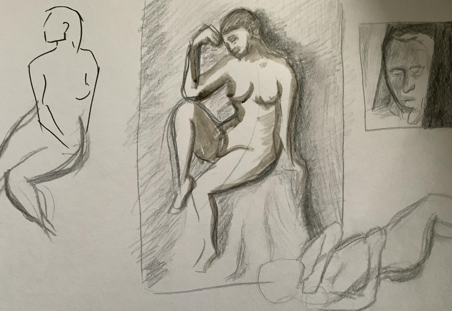 Seated Figure - image 1 - student project