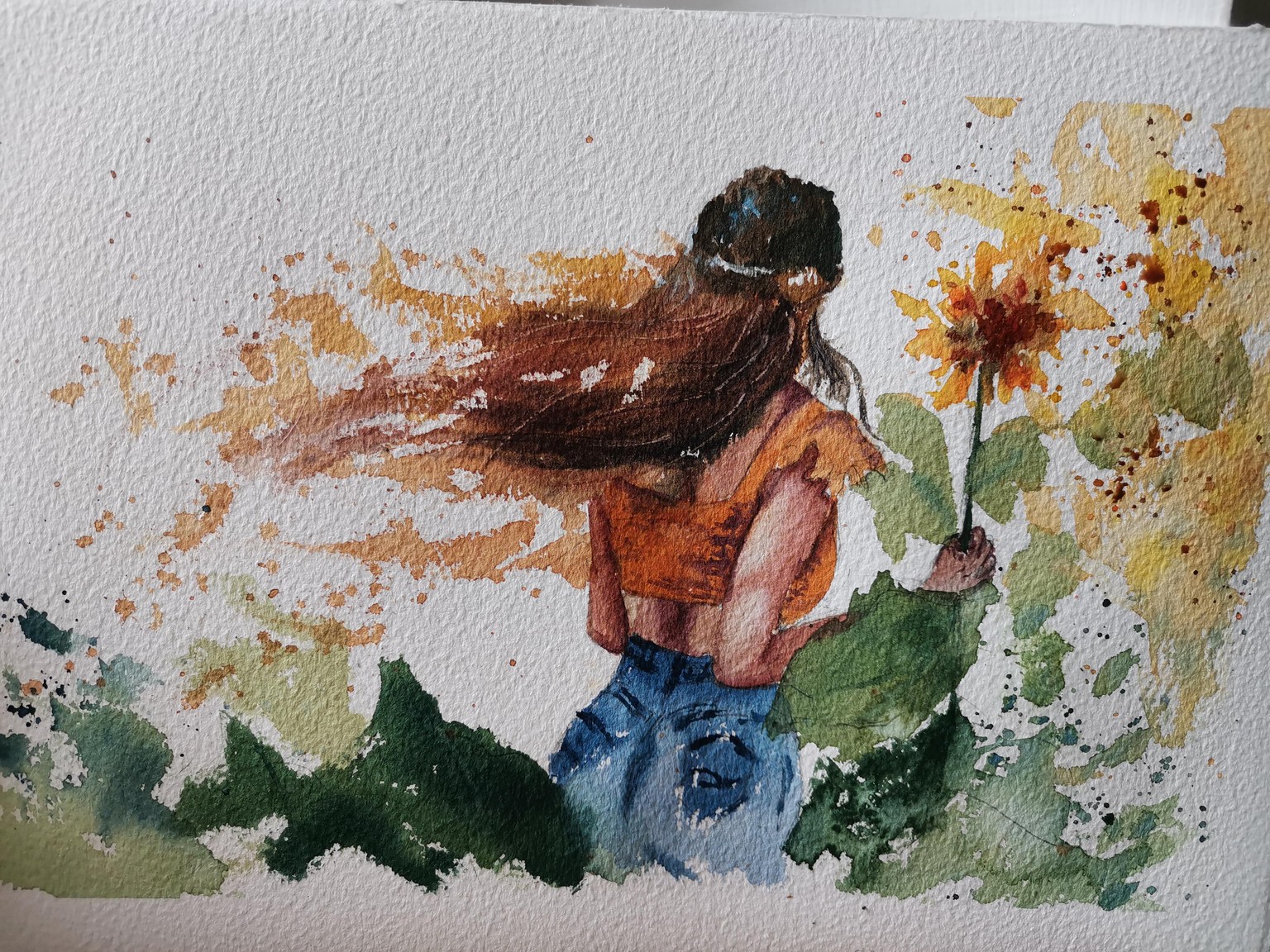 Sunflower Lady - image 1 - student project