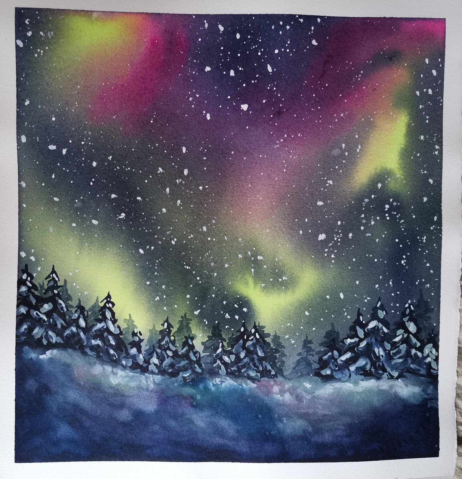 Northern lights - image 1 - student project