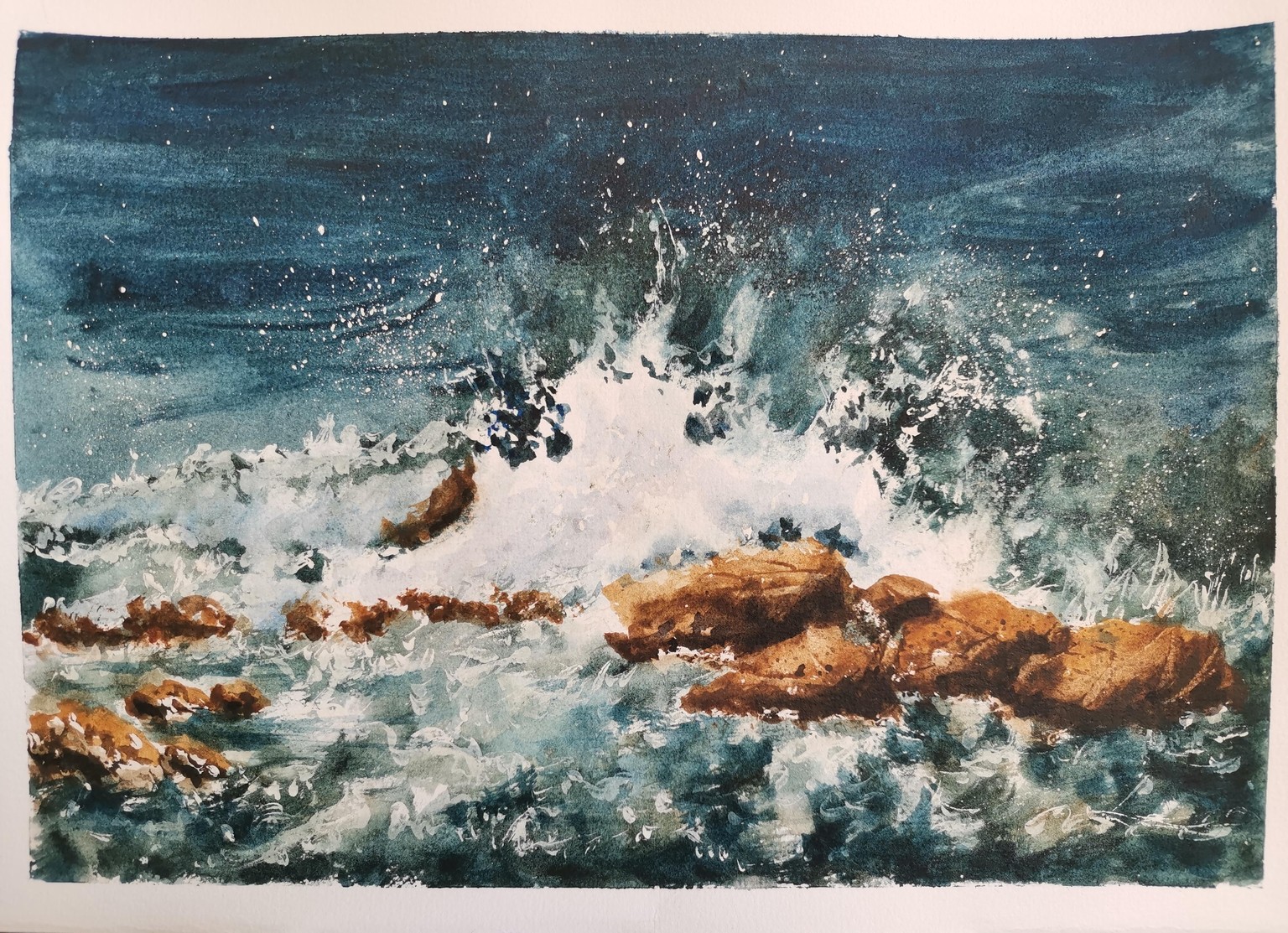 Ocean waves - image 2 - student project