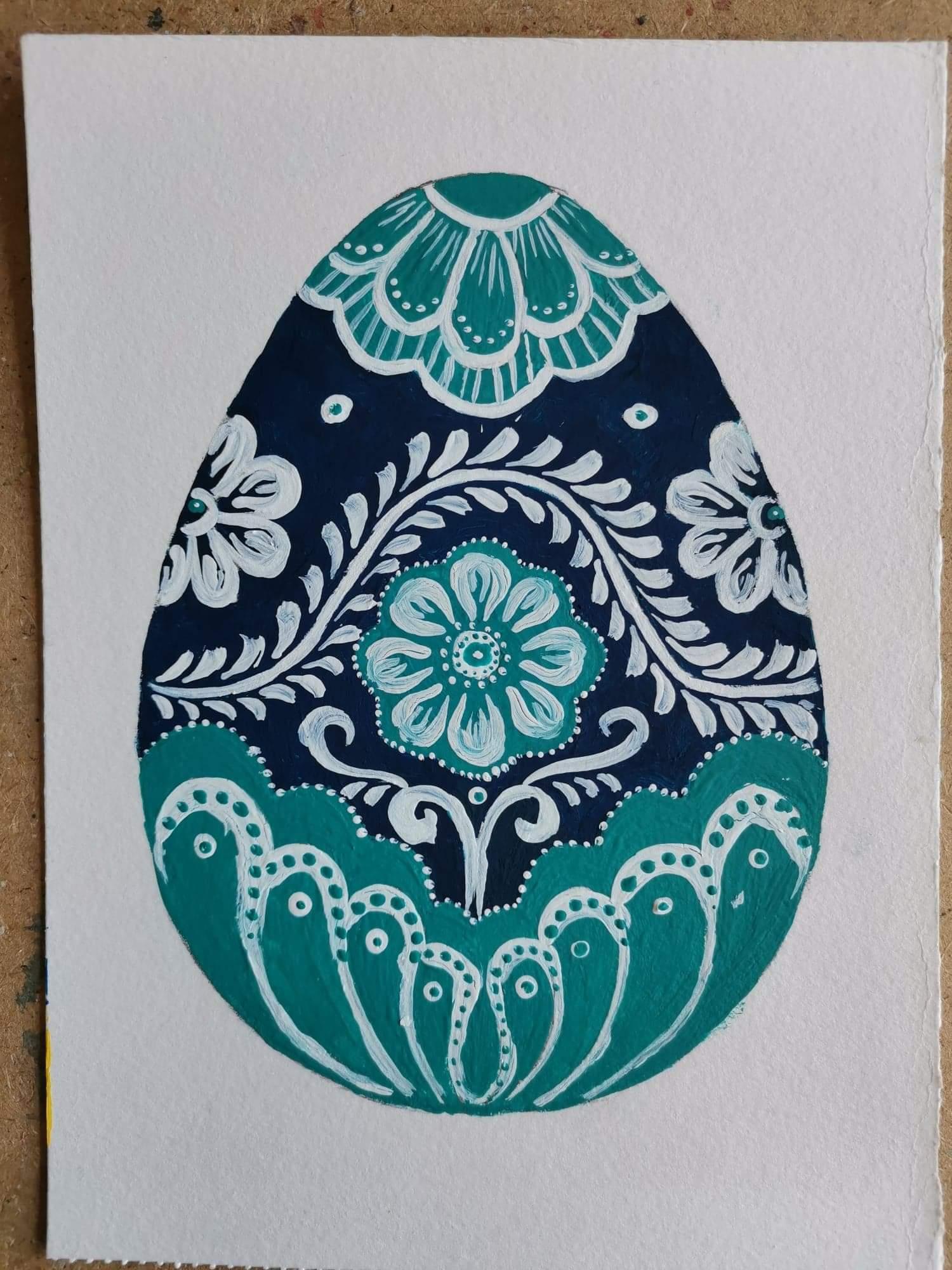 Easter eggs with Ukrainian folk design - image 3 - student project