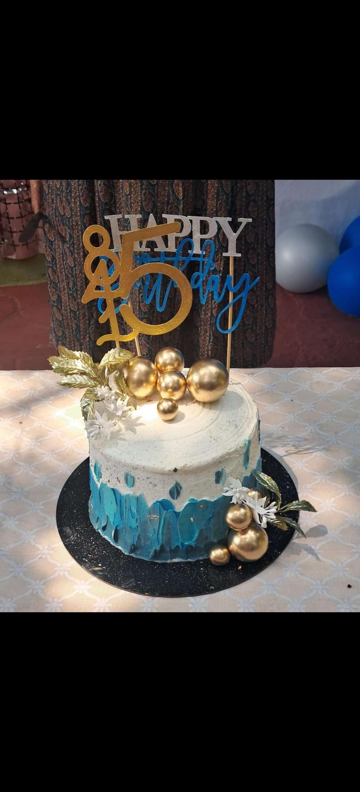 Milestone Birthday Cake Topper - image 1 - student project