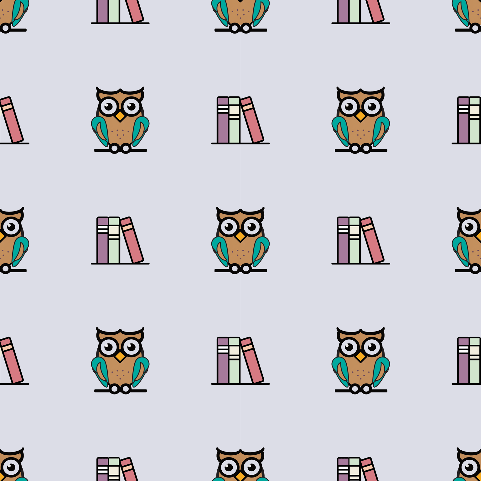 Owl & Books - image 1 - student project