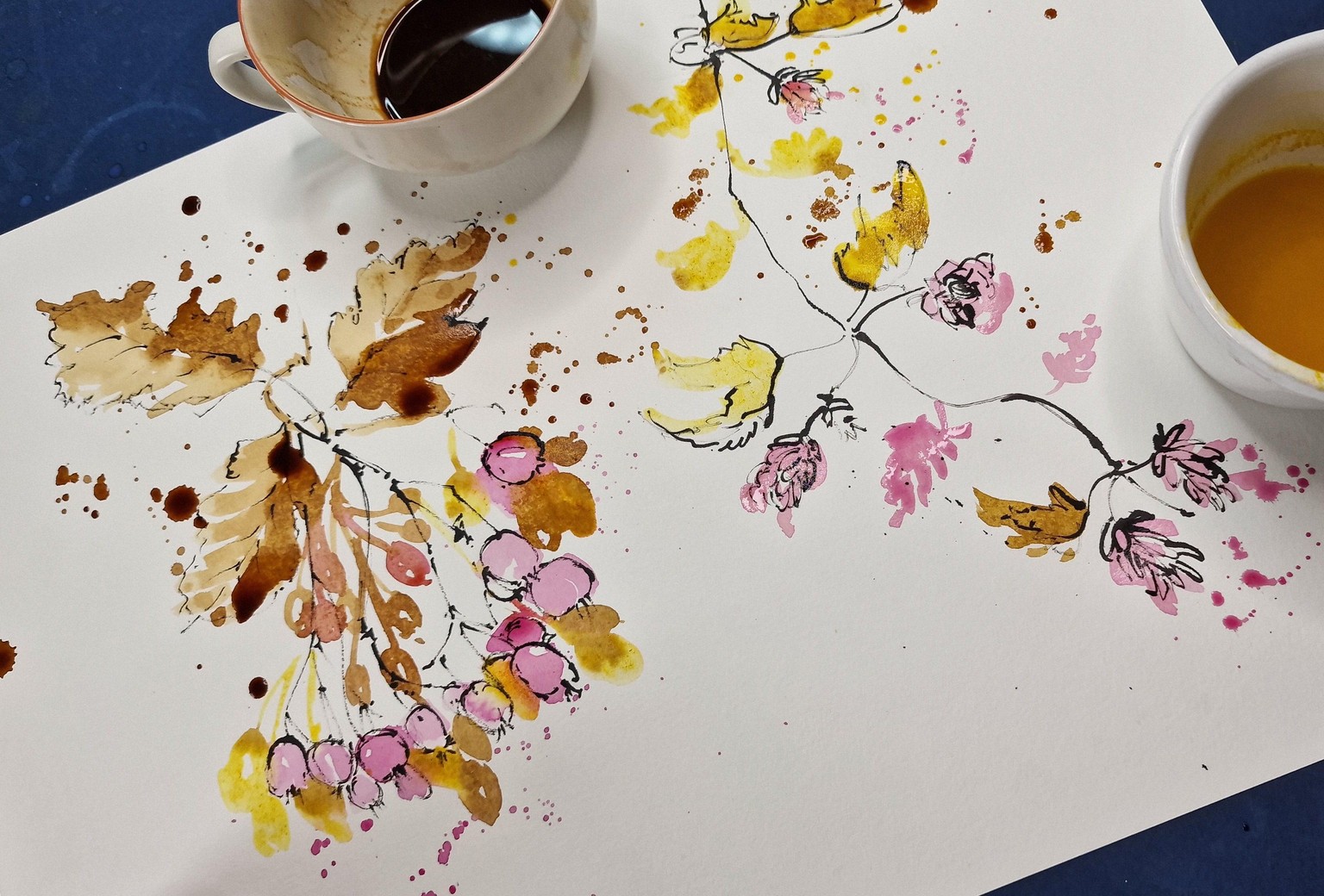 Capturing Shapes and textures using dip pen - image 4 - student project