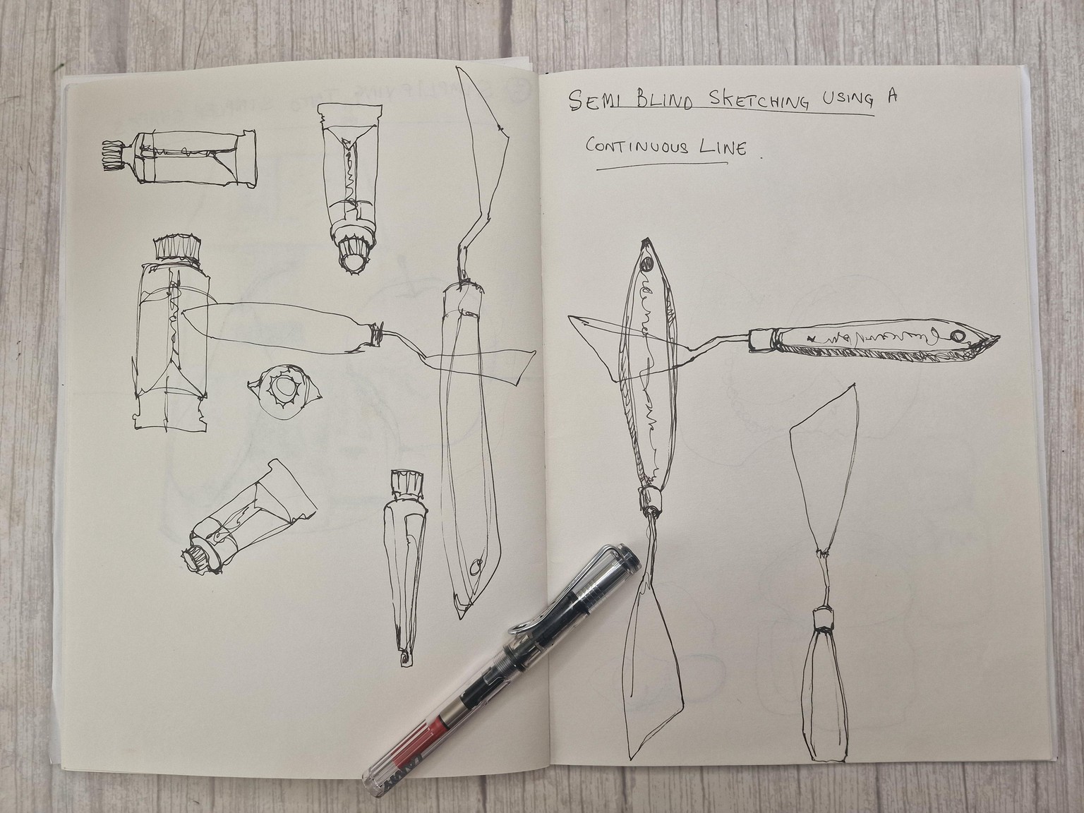 Sketches From A Daily Routine Of Sketching Daily - image 1 - student project