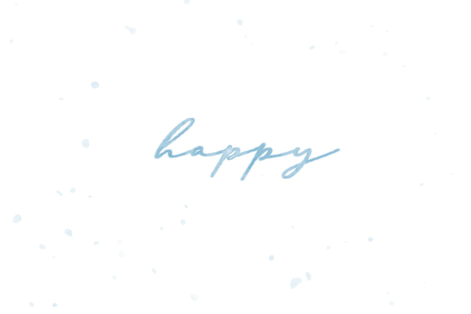 happy watercolor - image 1 - student project