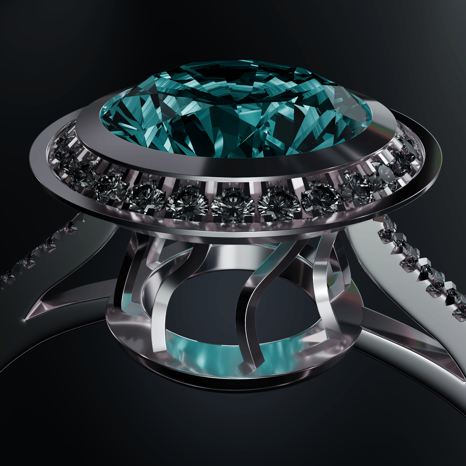Gemstone Ring - image 2 - student project