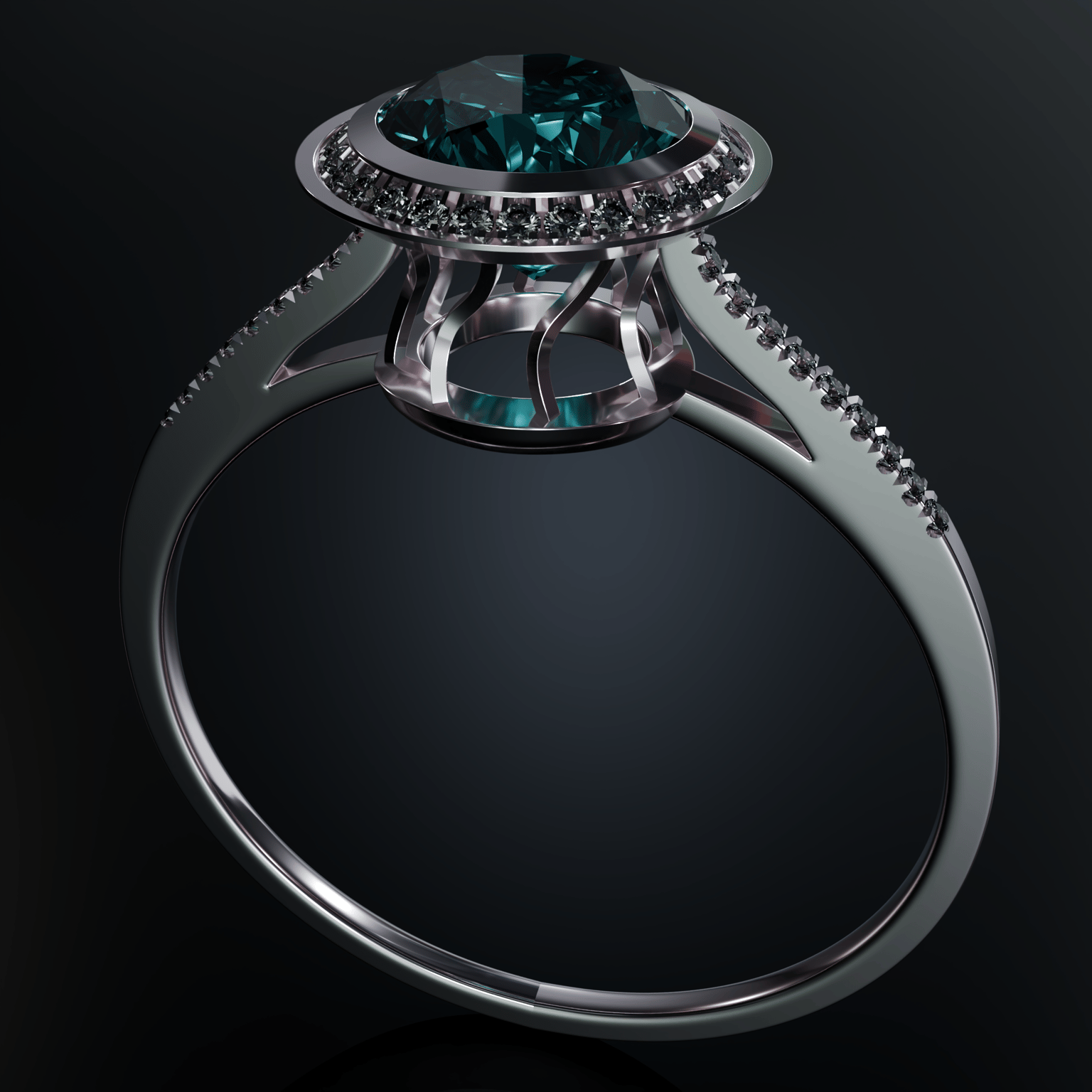Gemstone Ring - image 1 - student project
