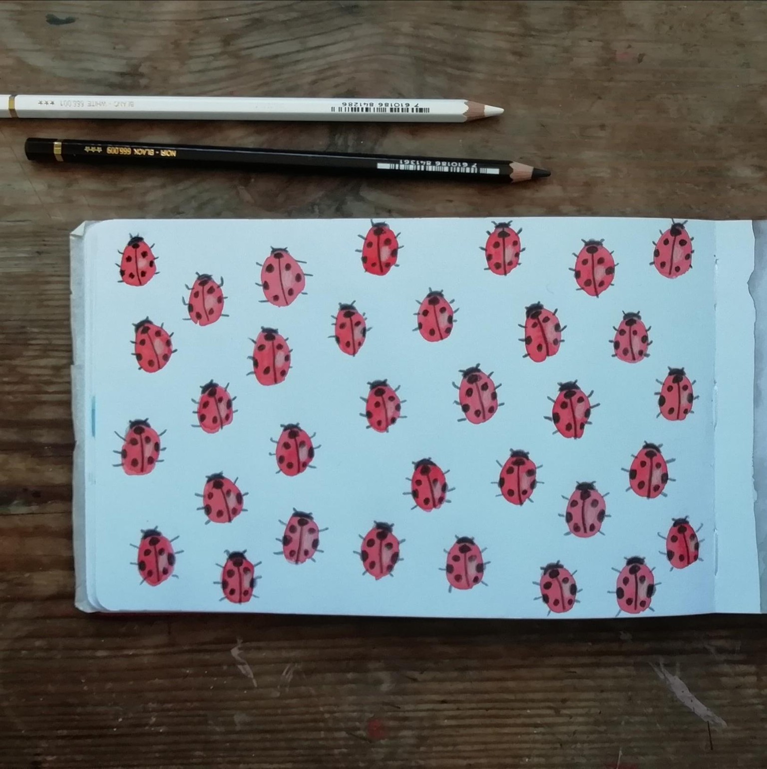 Ladybugs pattern - image 1 - student project