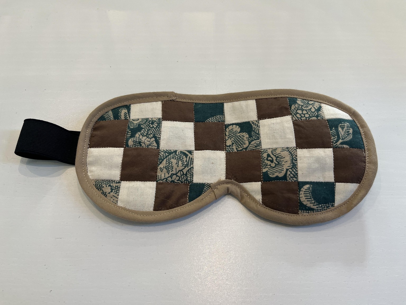My first quilt block + baby quilt + eye mask - image 2 - student project