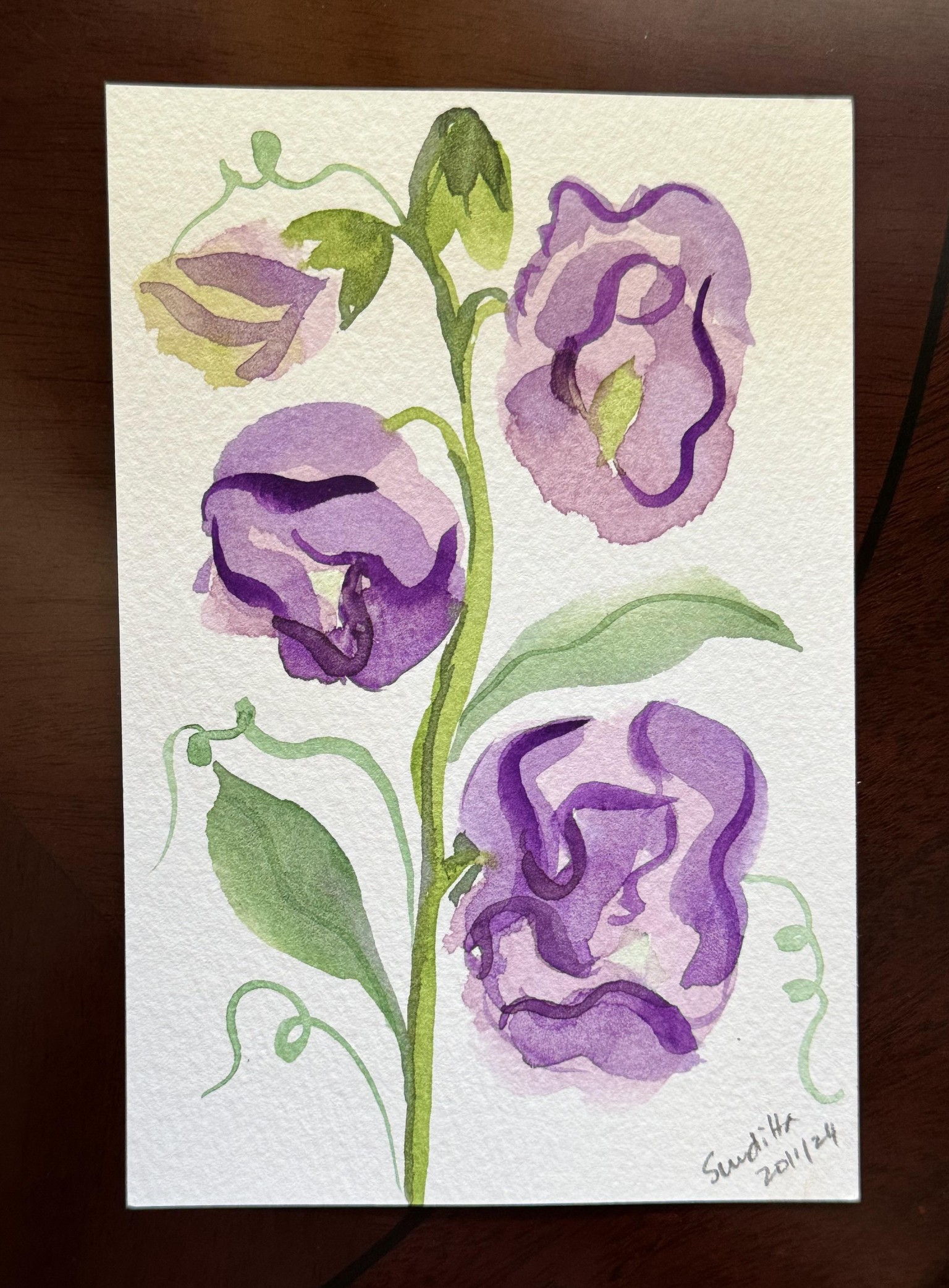 Florals with different brushes - image 3 - student project