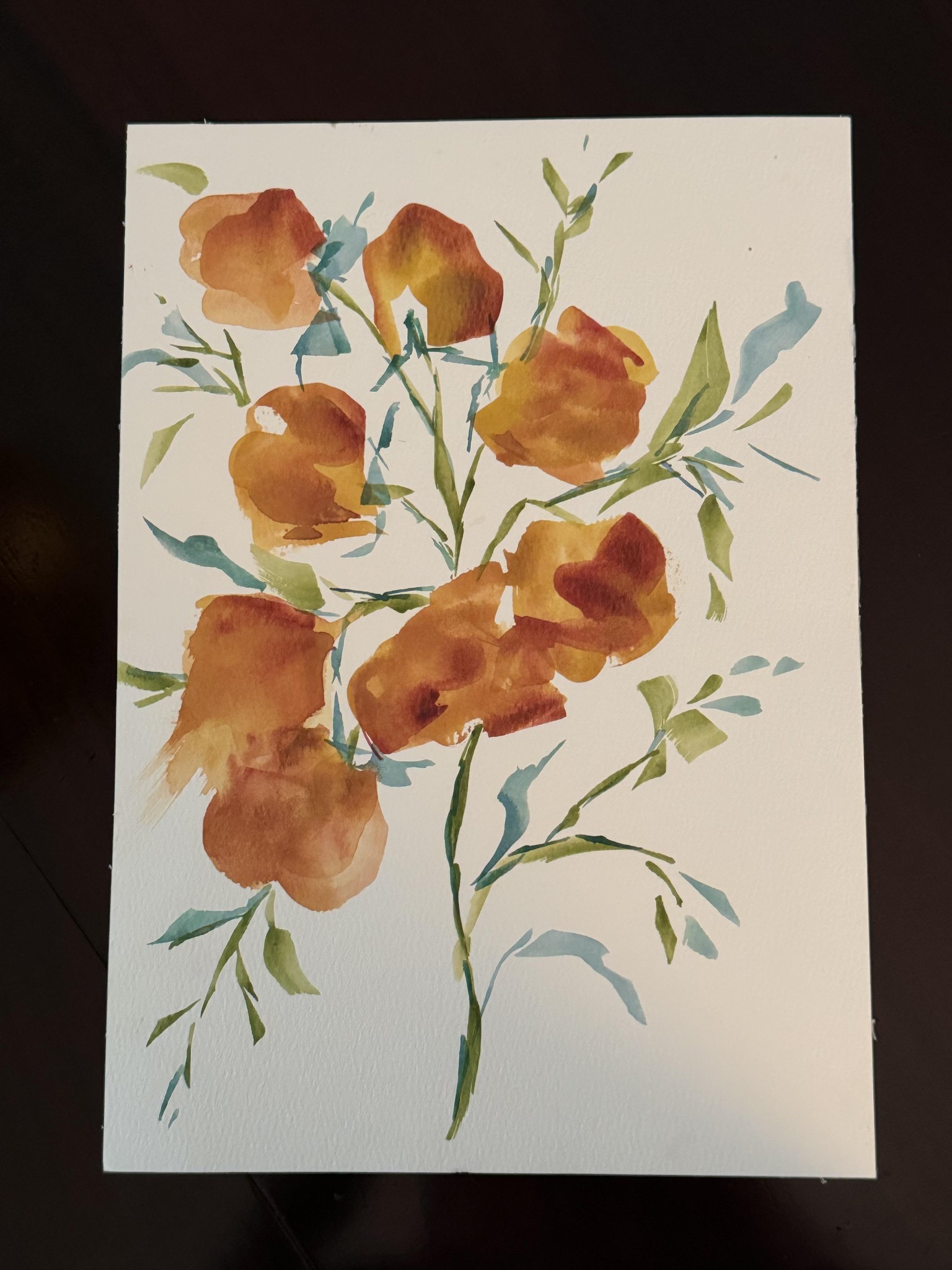 Florals with different brushes - image 1 - student project