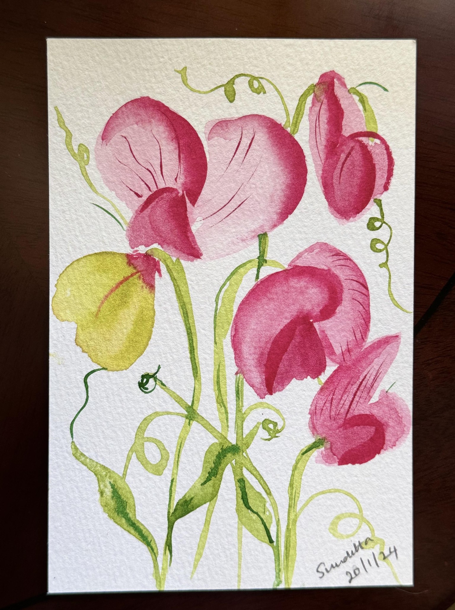 Florals with different brushes - image 2 - student project