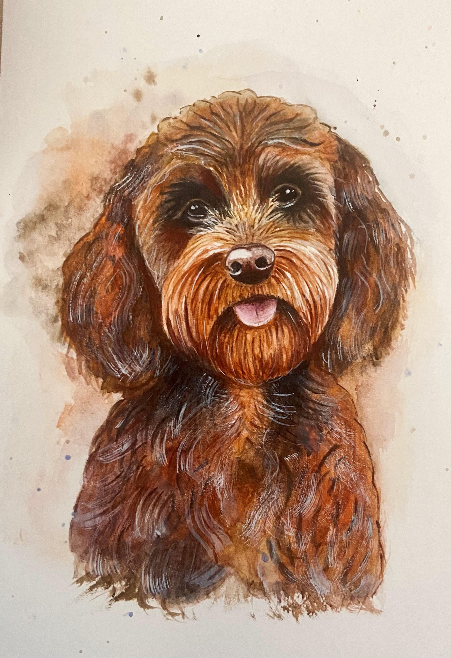 Dog portrait - image 1 - student project