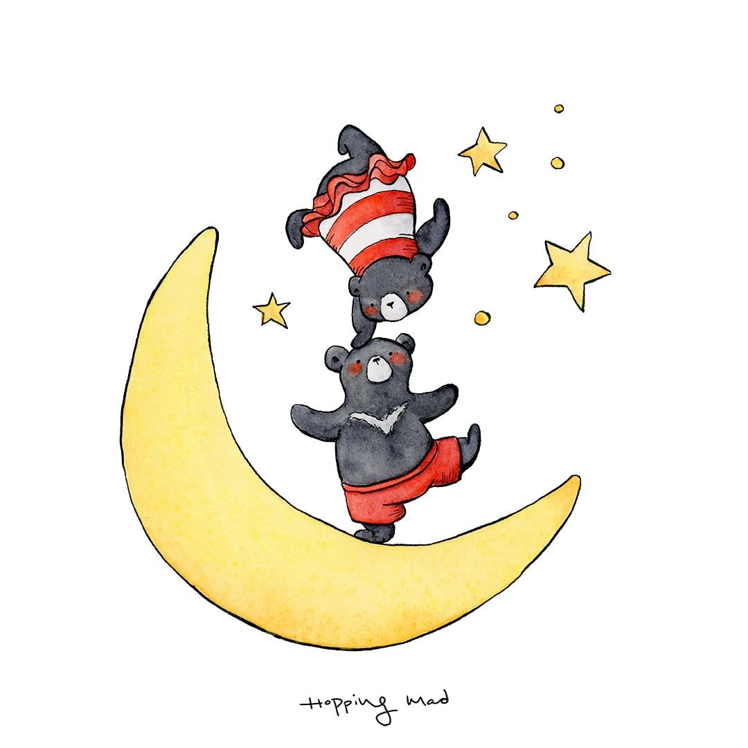 Watercolor Magic...with more Moon Bears! - image 3 - student project