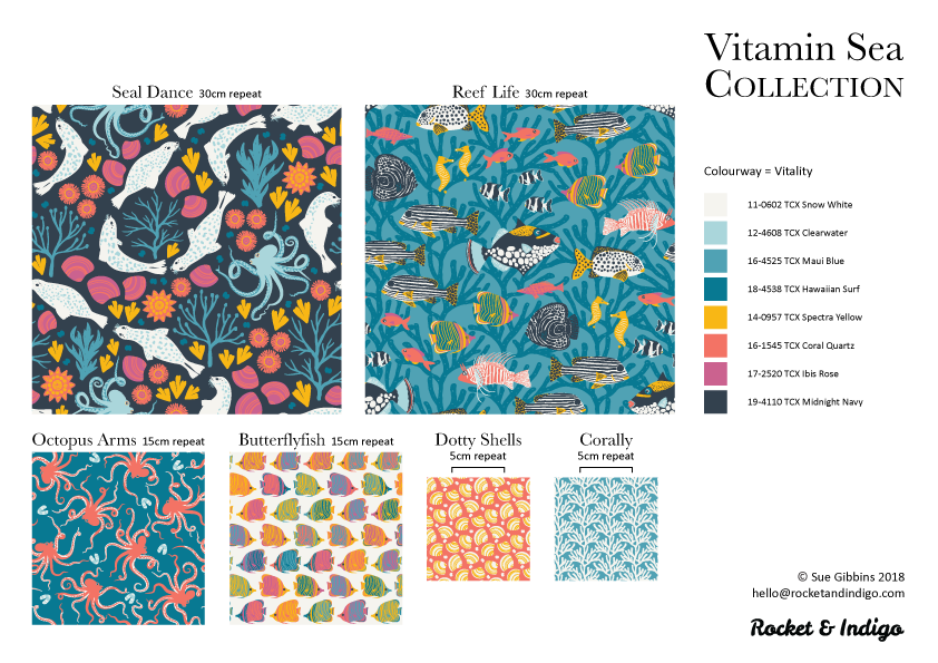 Vitamin Sea Collection by Rocket & Indigo - image 1 - student project