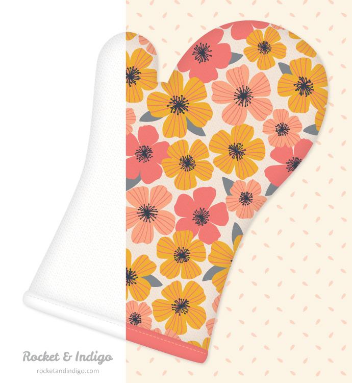 Oven Mitt mock-up (example project) - image 1 - student project