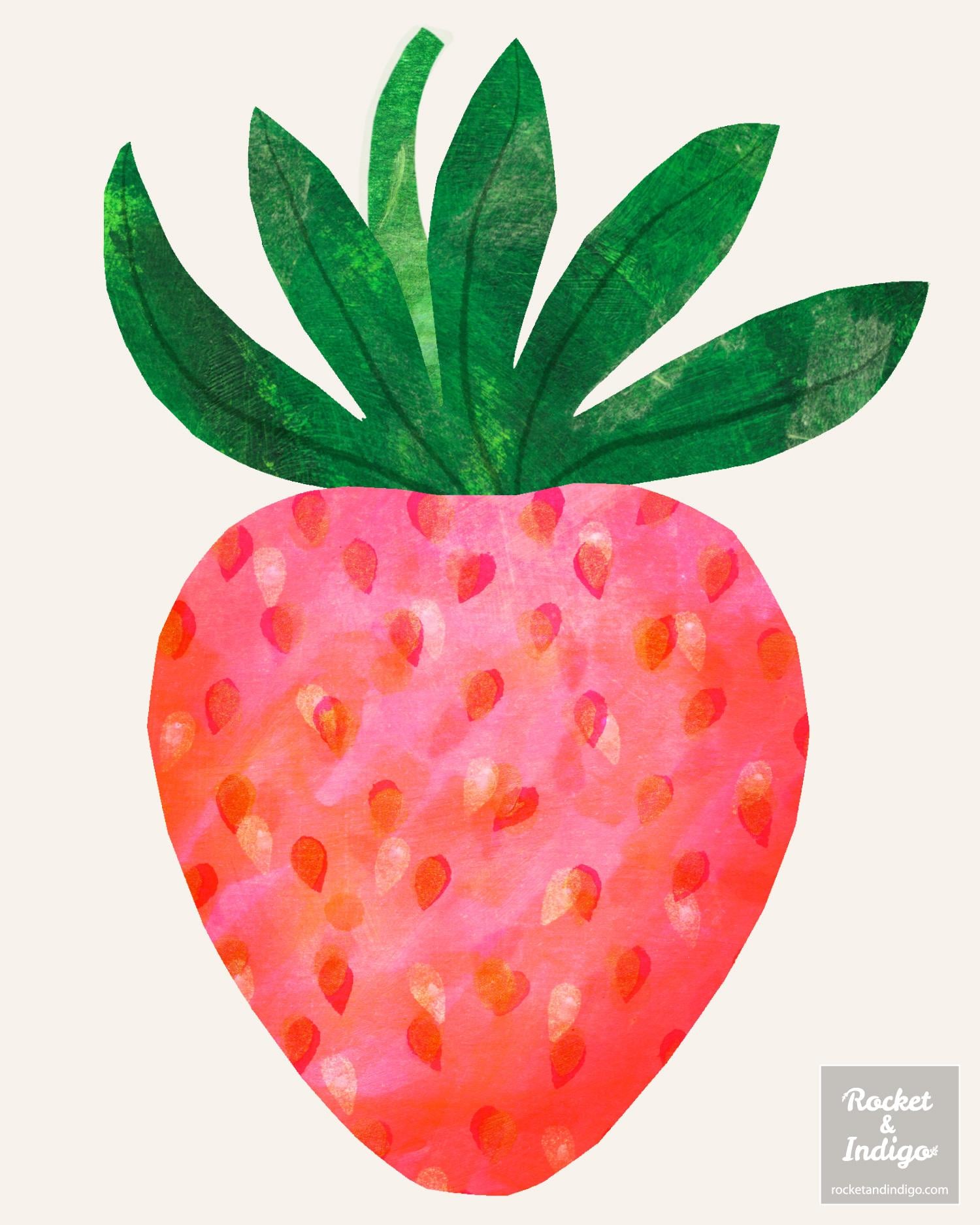 Textured Strawberries (example project) - image 1 - student project