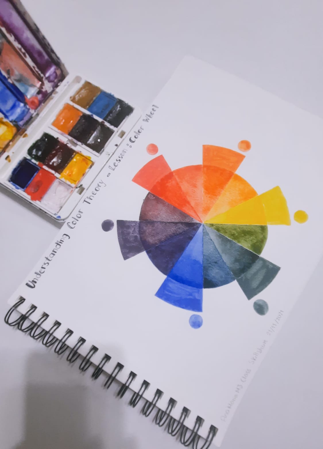 CIRCULO CROMATICO EN ACUARELAS - image 2 - student project