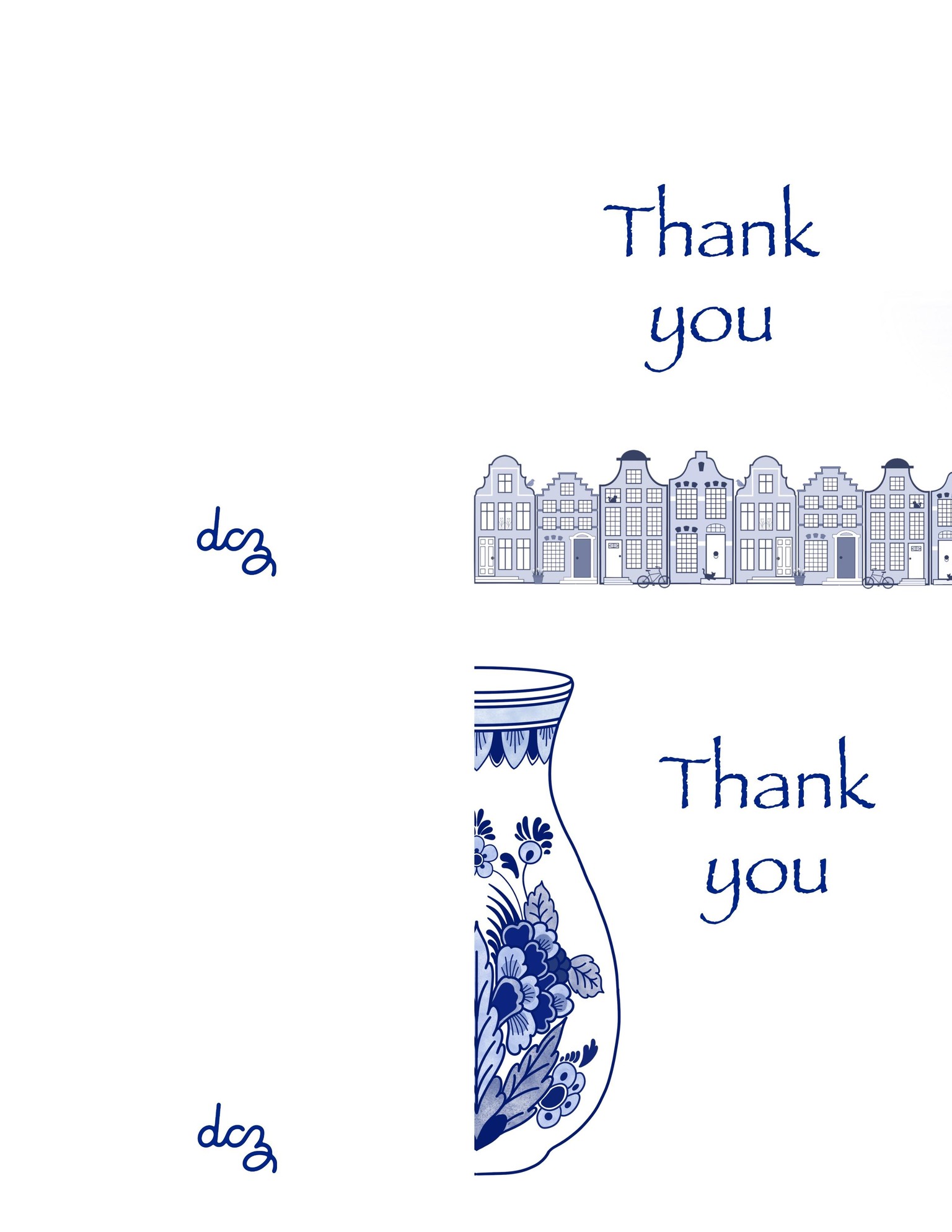 Thank you - Delft Blue - image 1 - student project