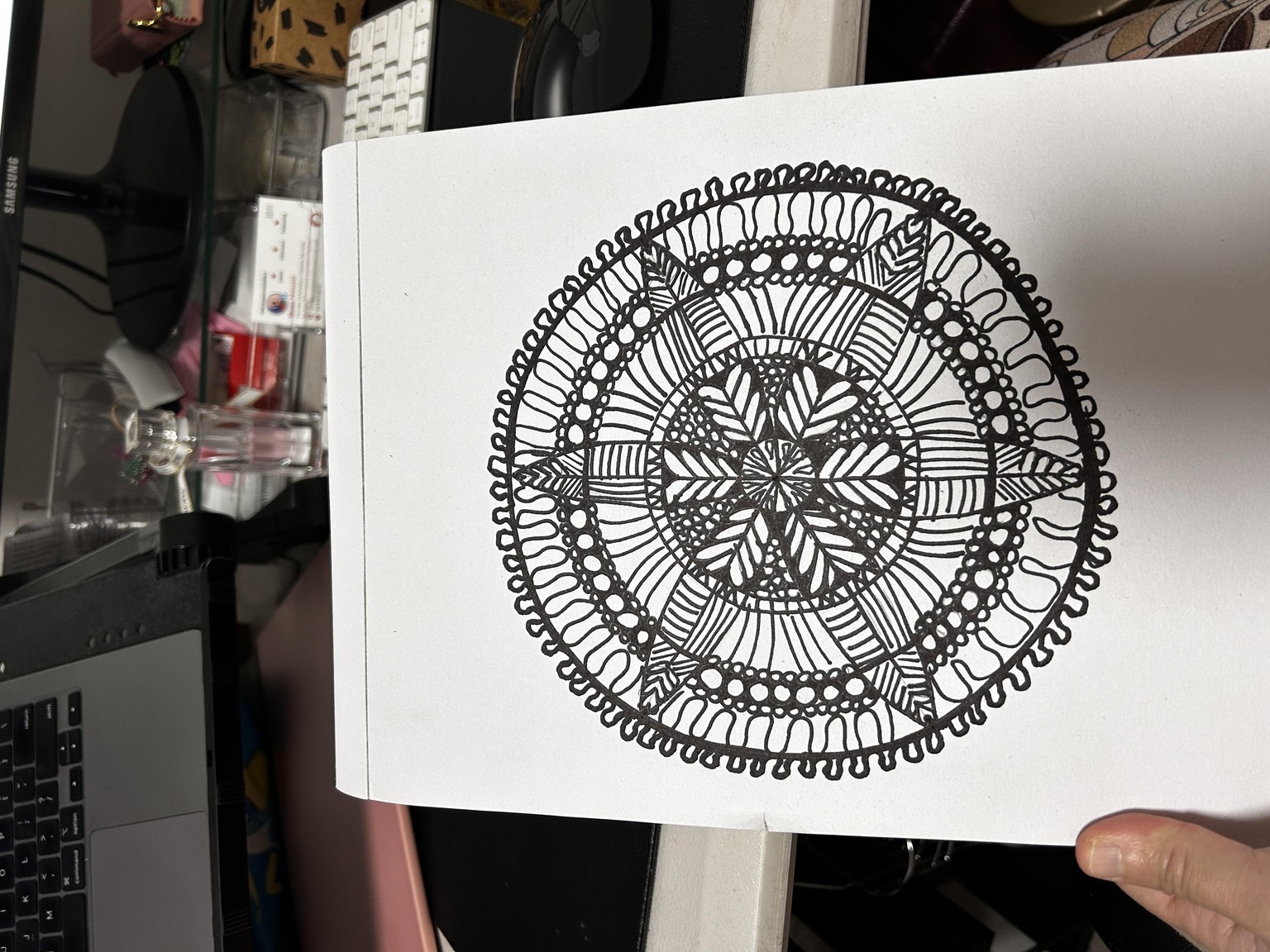 My First Mandala Drawing - image 2 - student project