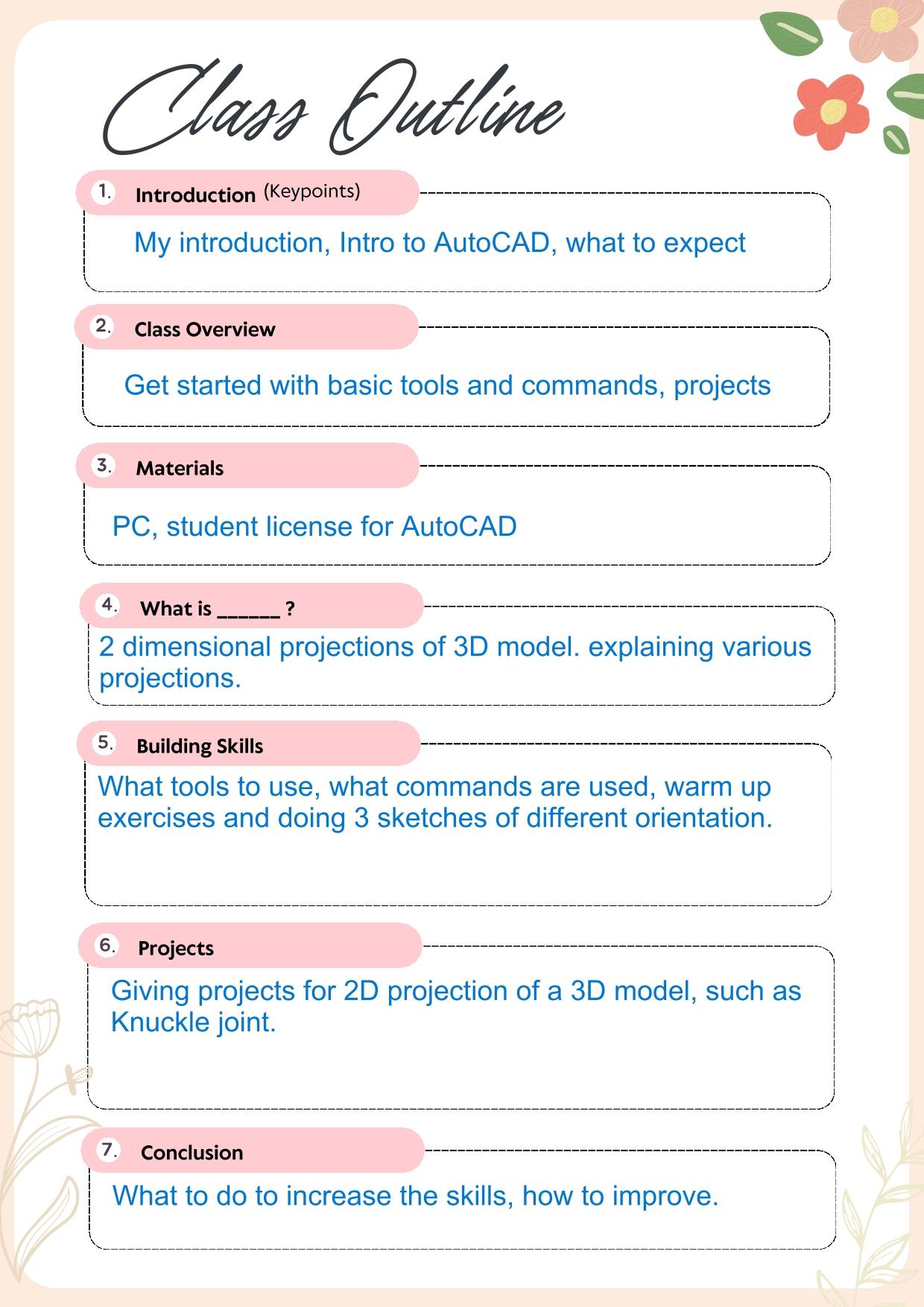 Scheduling my first class - image 2 - student project
