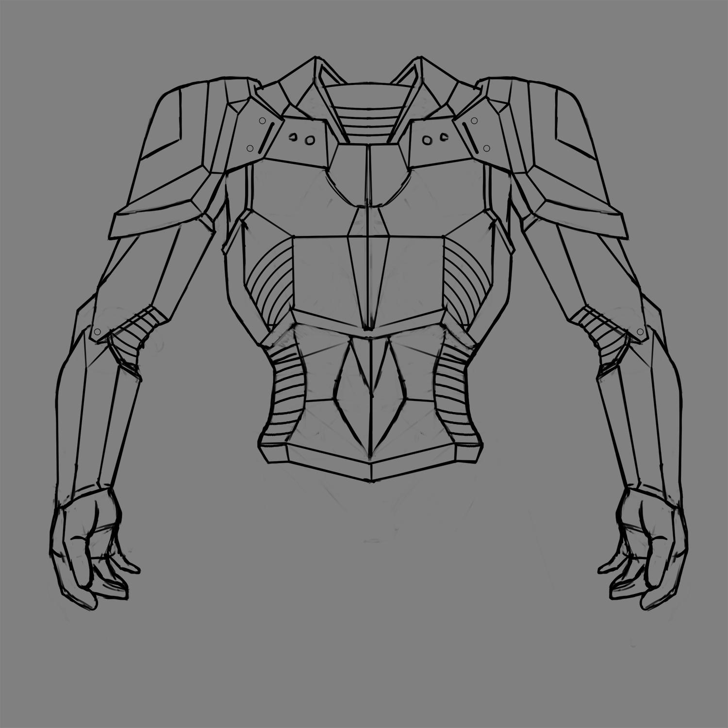 Battle armour - image 3 - student project