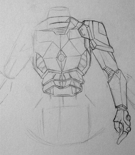Battle armour - image 2 - student project