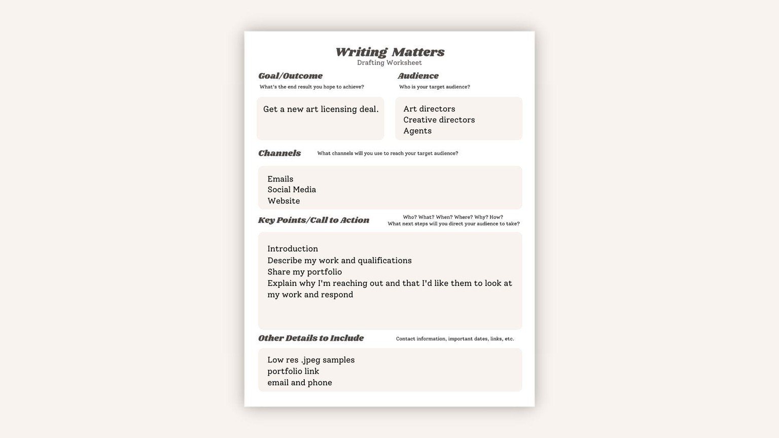 Writing Matters Class Project - image 1 - student project