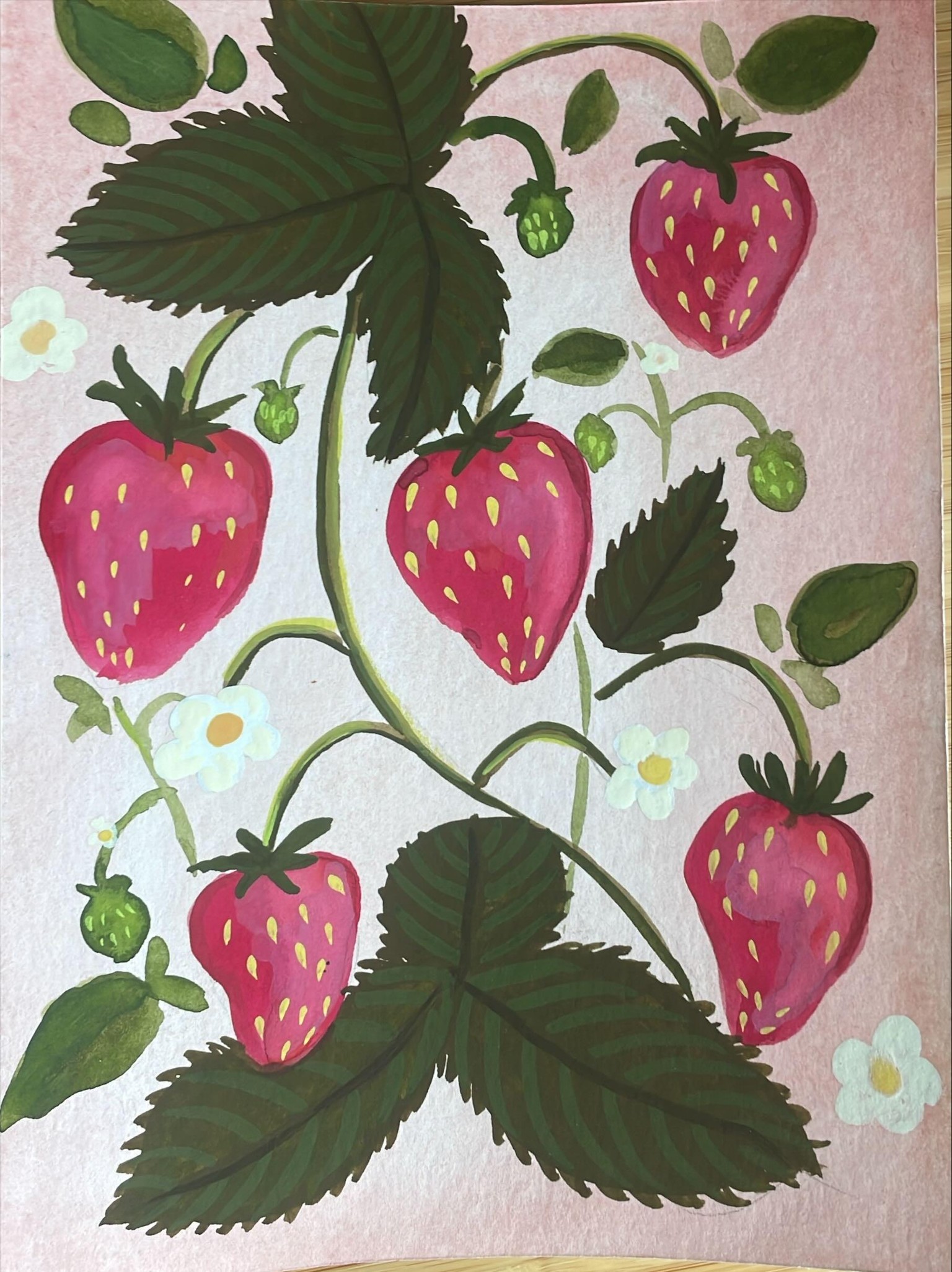 Vintage Lemons and Strawberries - image 2 - student project