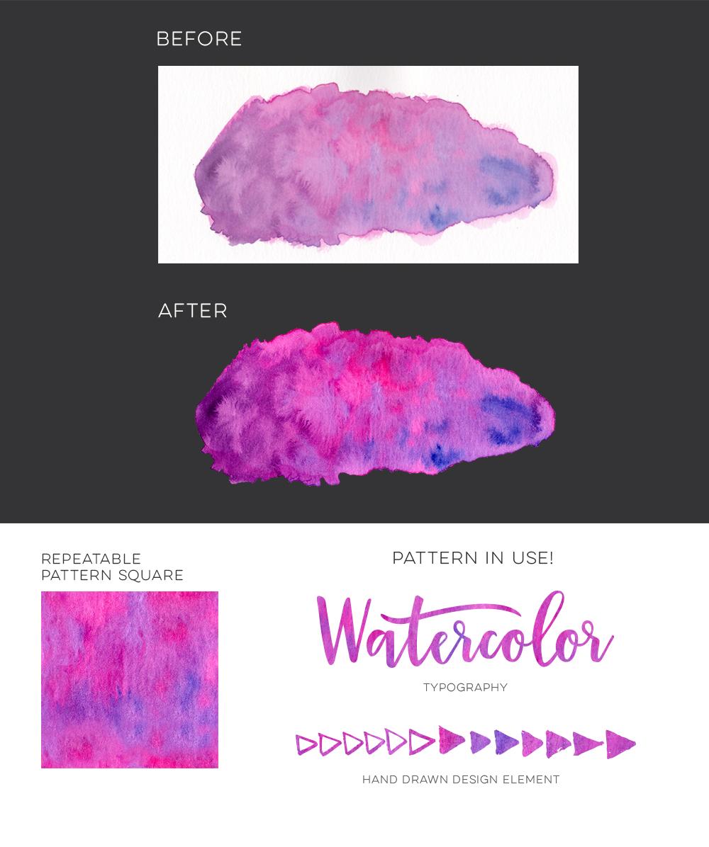 Sample Project: Variety Watercolor Textures - image 2 - student project