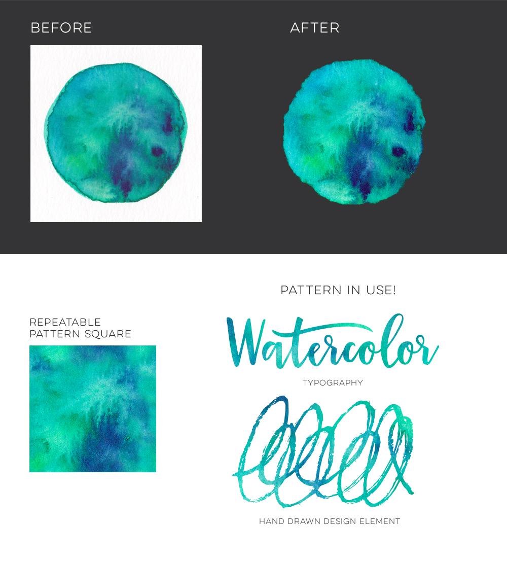 Sample Project: Variety Watercolor Textures - image 3 - student project