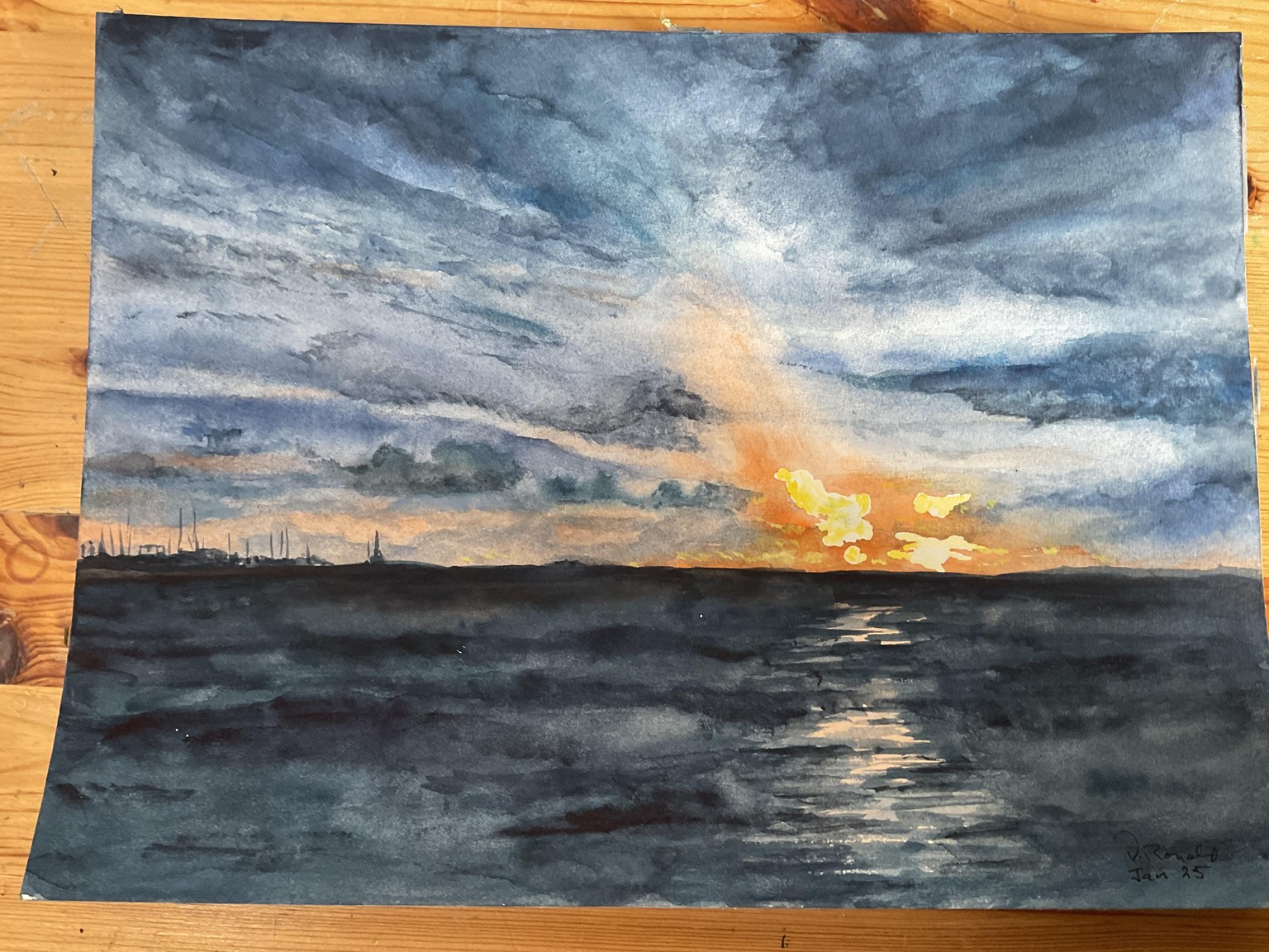 Sunset - image 1 - student project