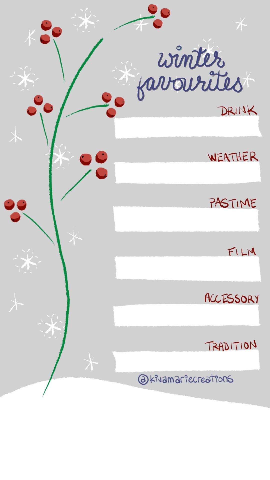 Wintery Instagram Stories - image 1 - student project