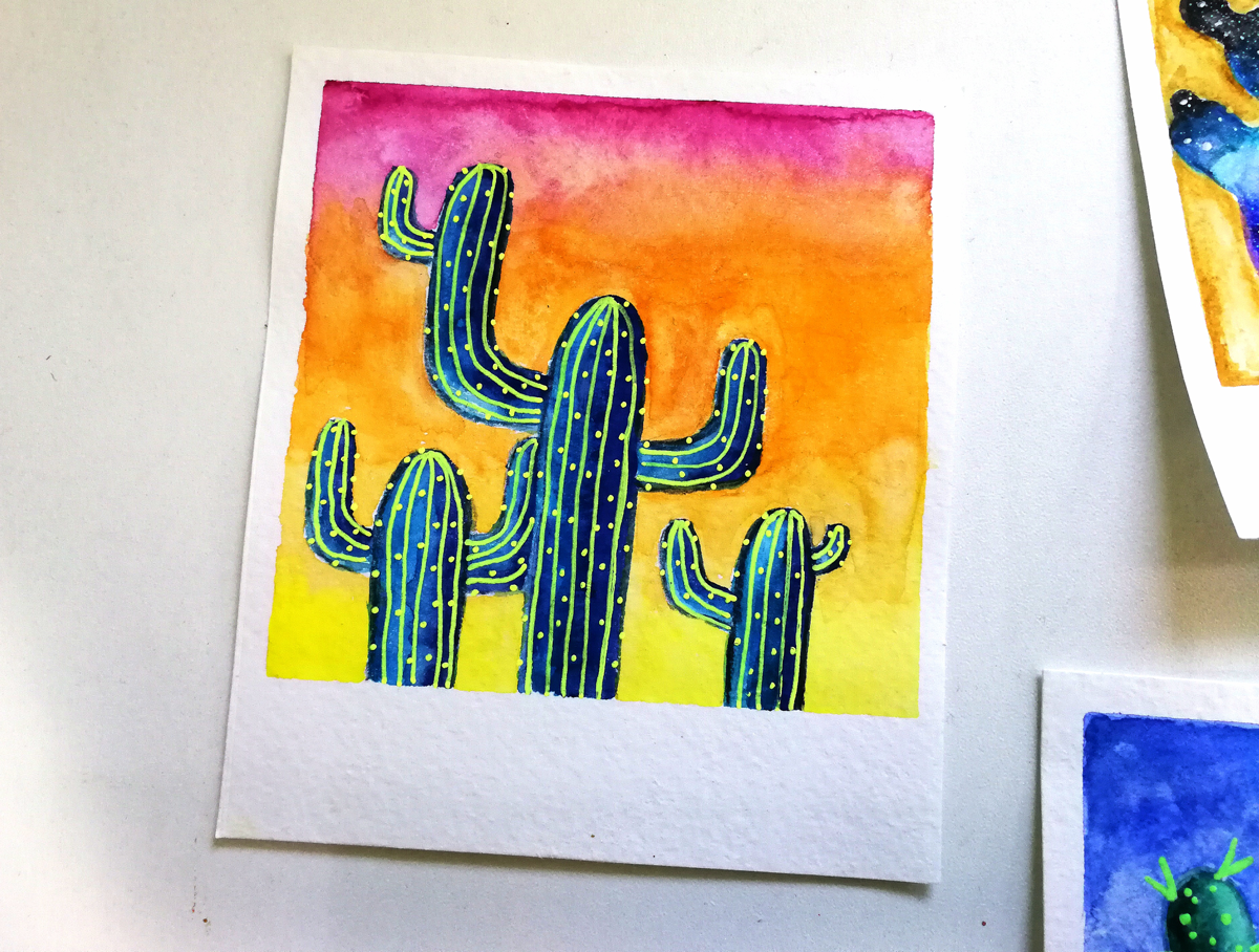Space Cacti - image 1 - student project