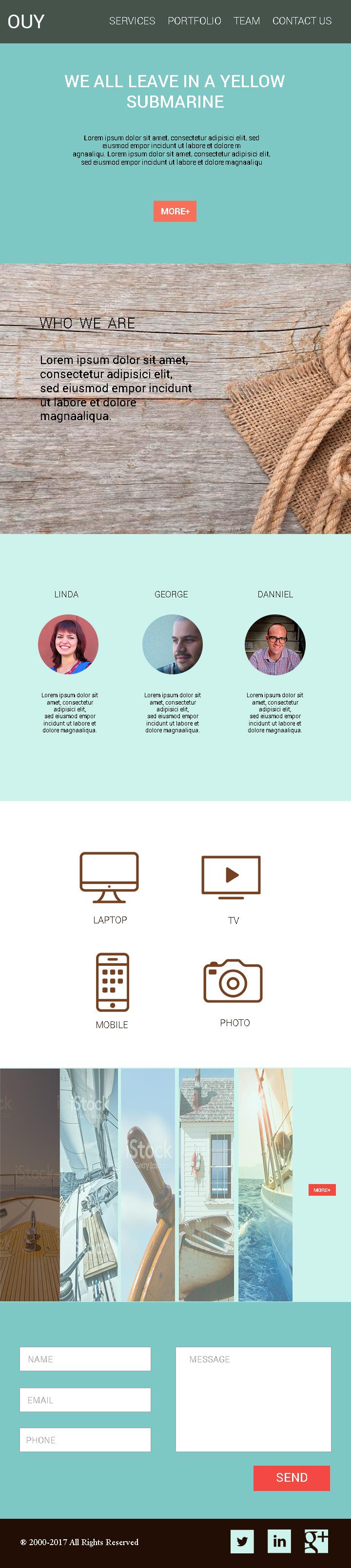 OUY is a fake company for beginner's design - image 2 - student project