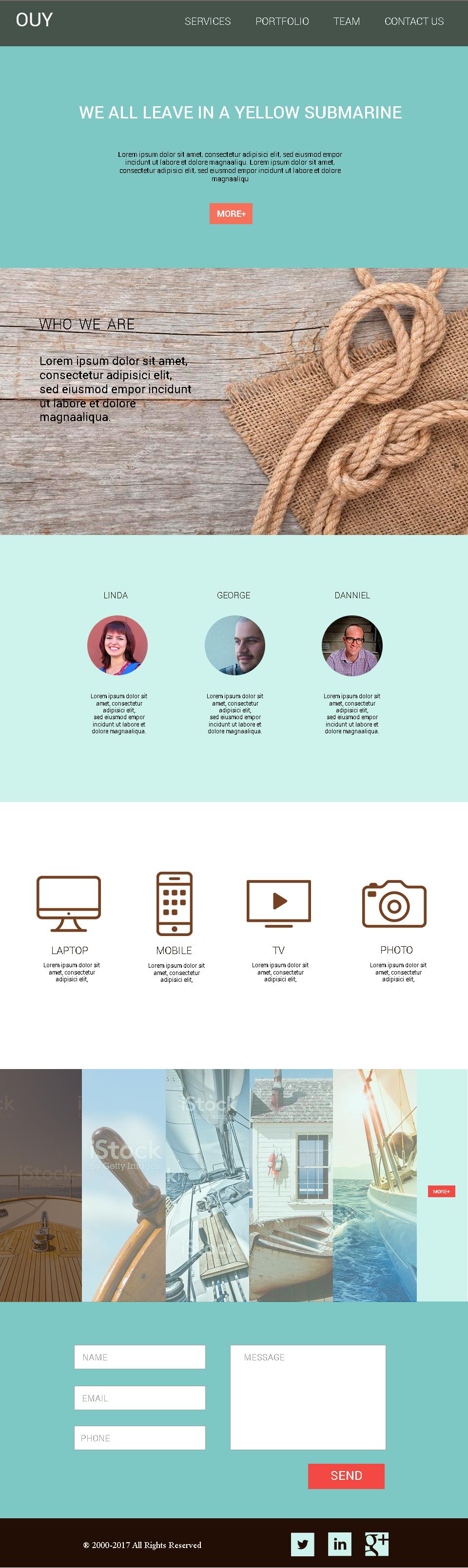 OUY is a fake company for beginner's design - image 1 - student project