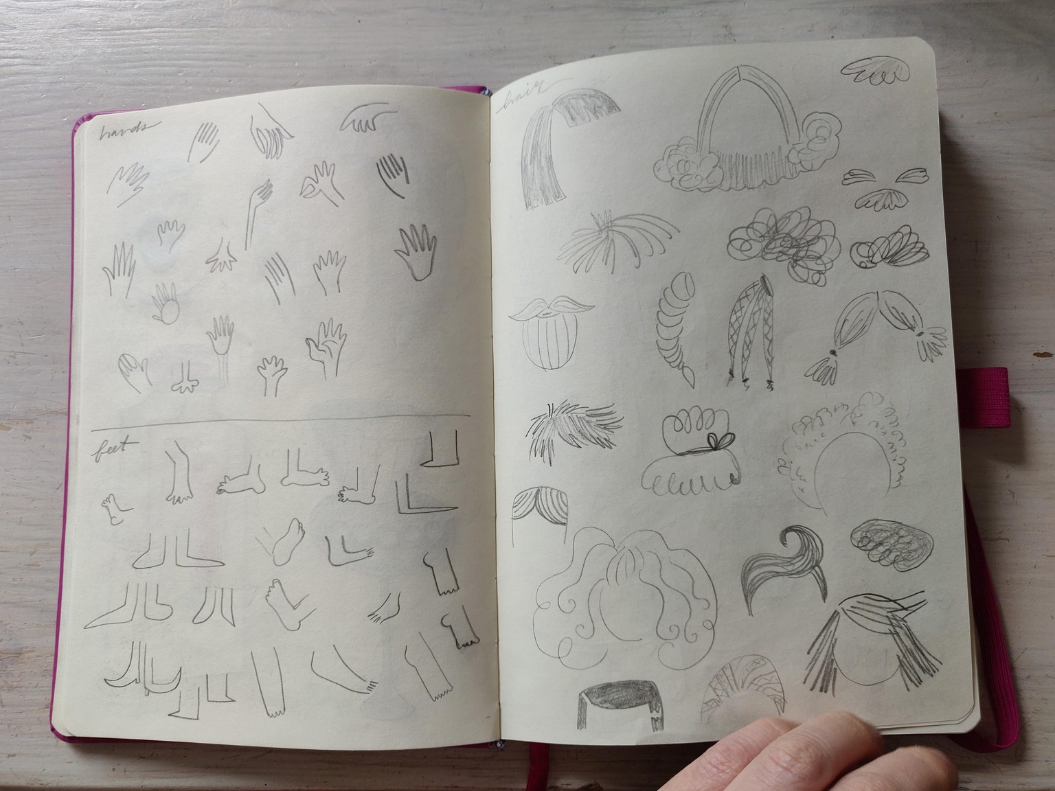 Pages from my sketchbook - image 1 - student project