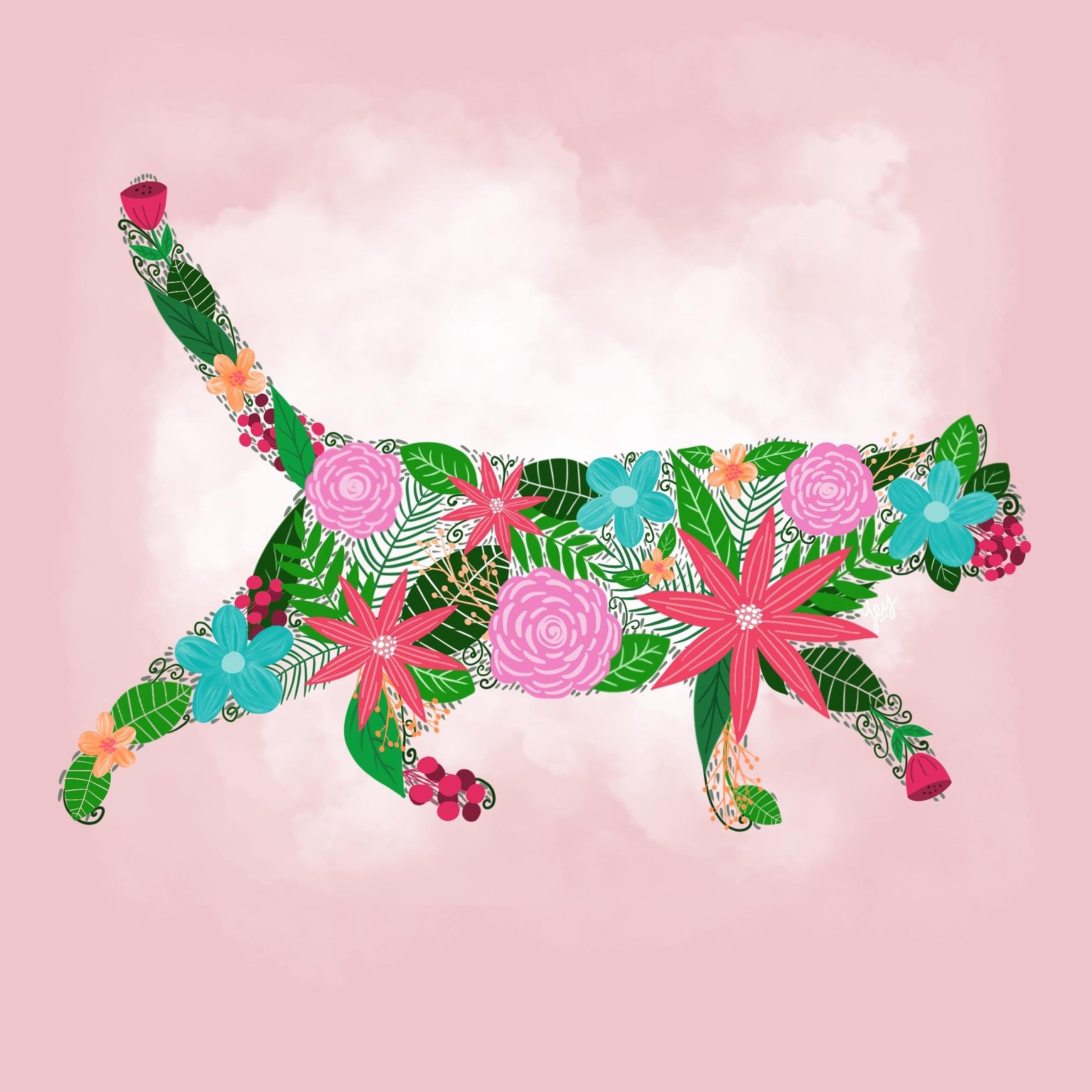 Modern Flowers - image 1 - student project