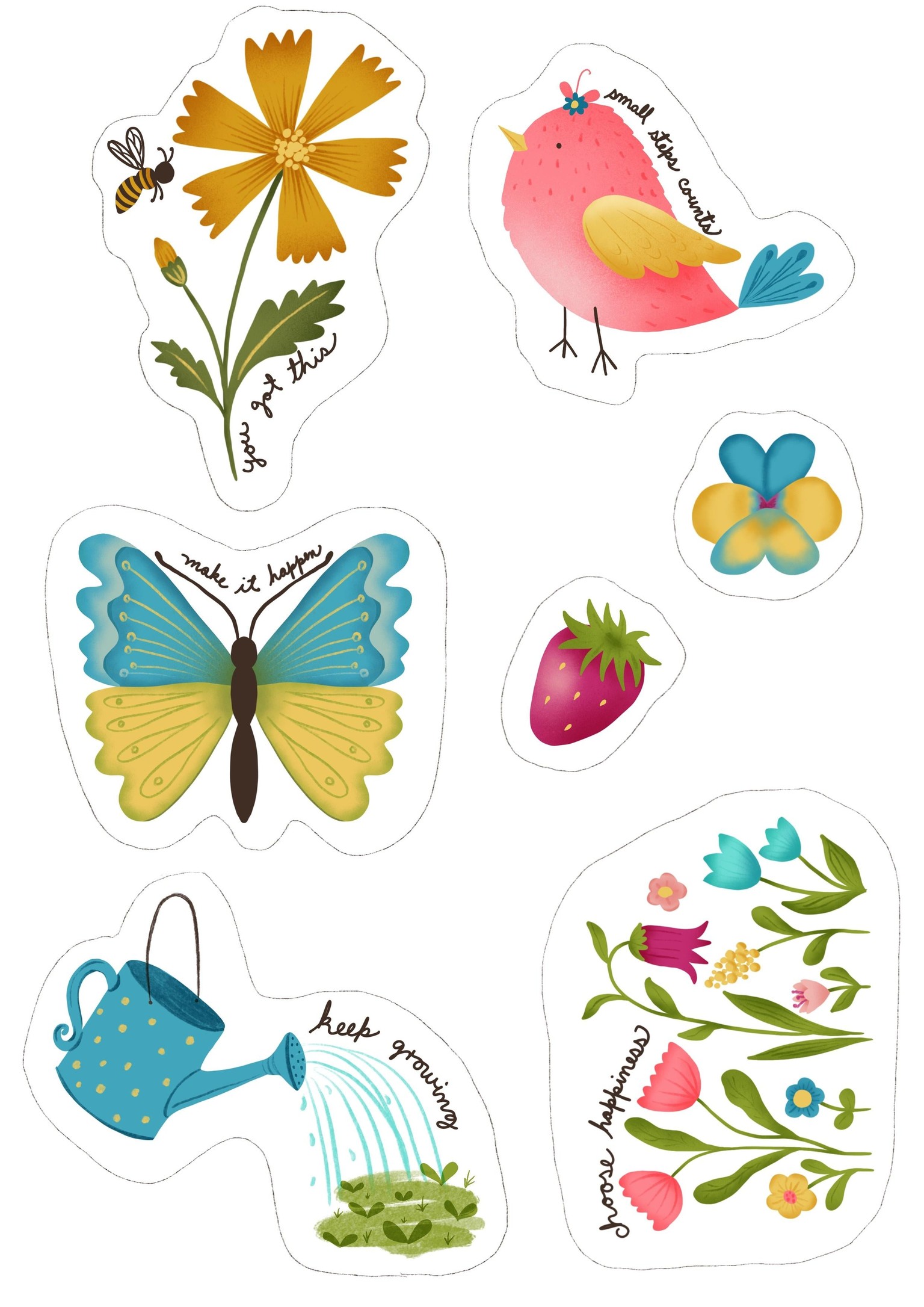 Drawing stickers - image 1 - student project