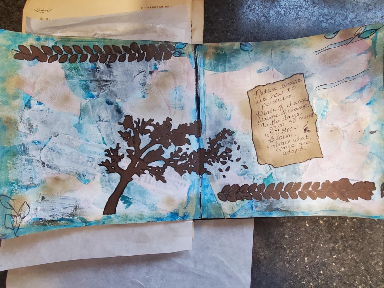Art Journal Pages - image 2 - student project