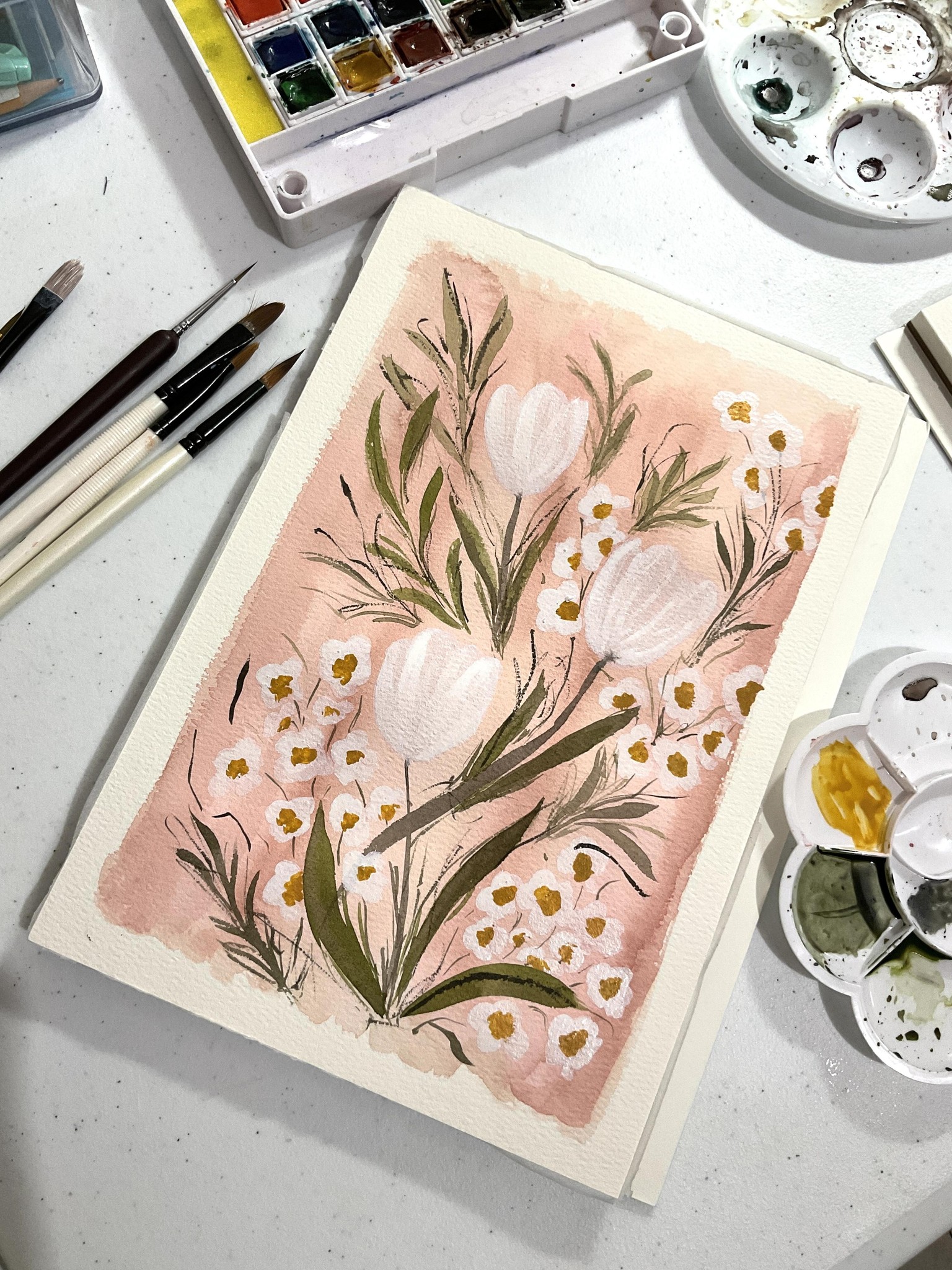 Painting White Tulips: A Breather - image 2 - student project