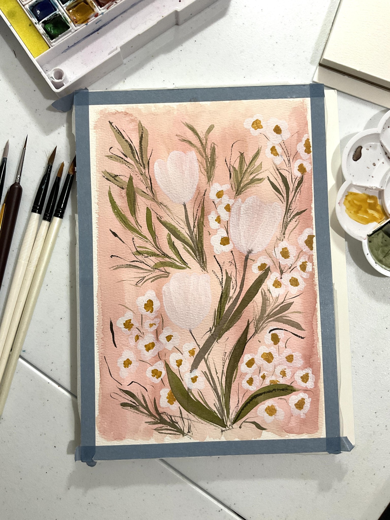 Painting White Tulips: A Breather - image 1 - student project