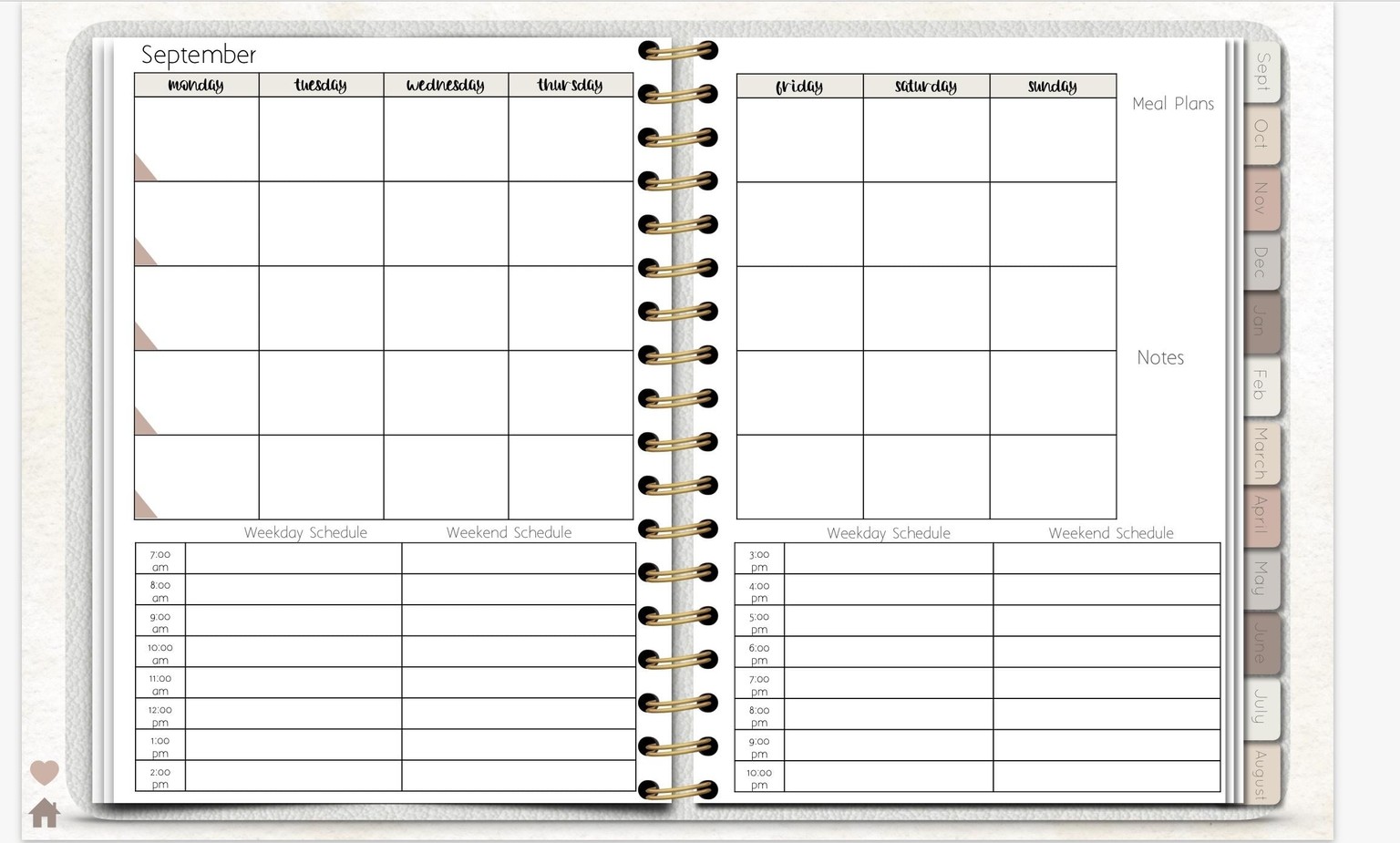 My Completed Planner - image 1 - student project