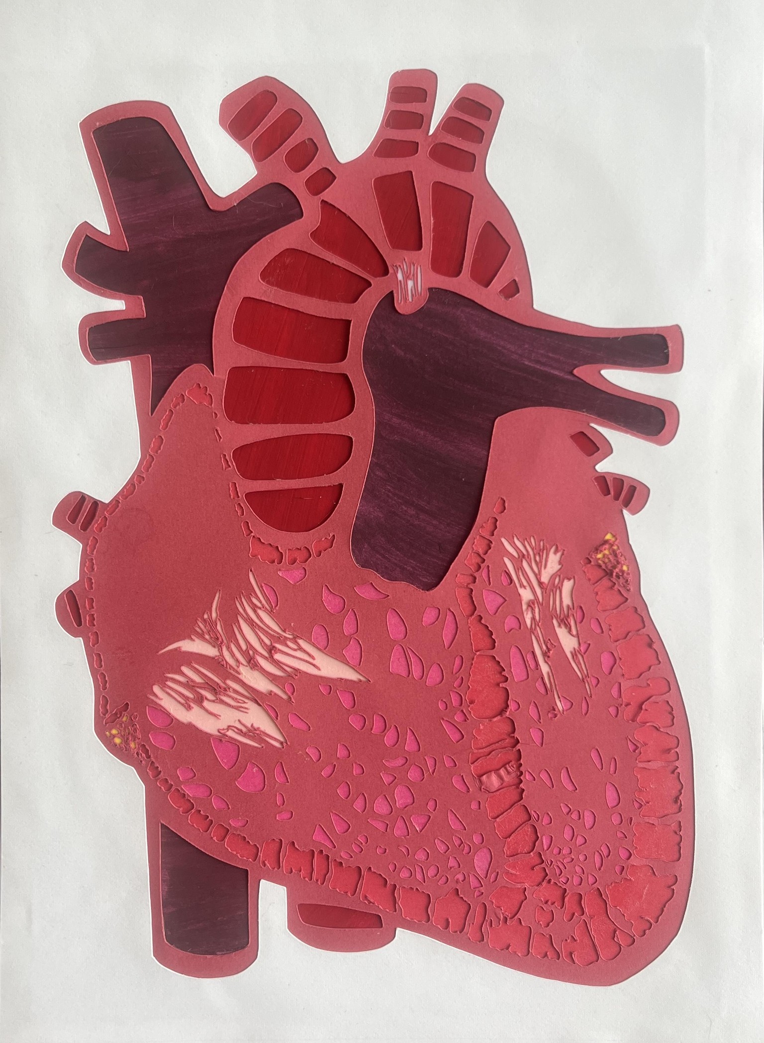 Paper-Cut Heart - image 1 - student project