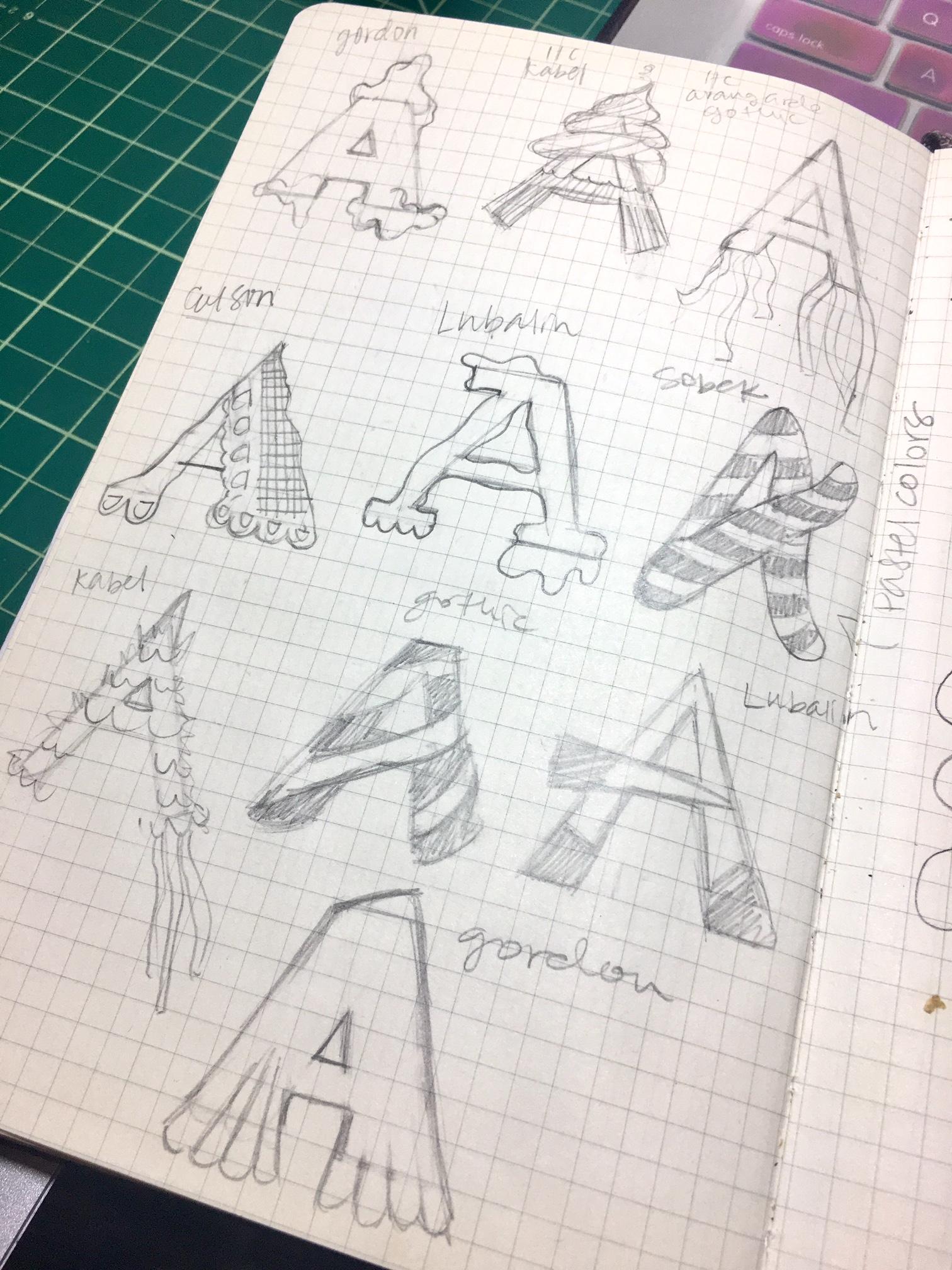 Candy Worm Inspired Letters  - image 2 - student project