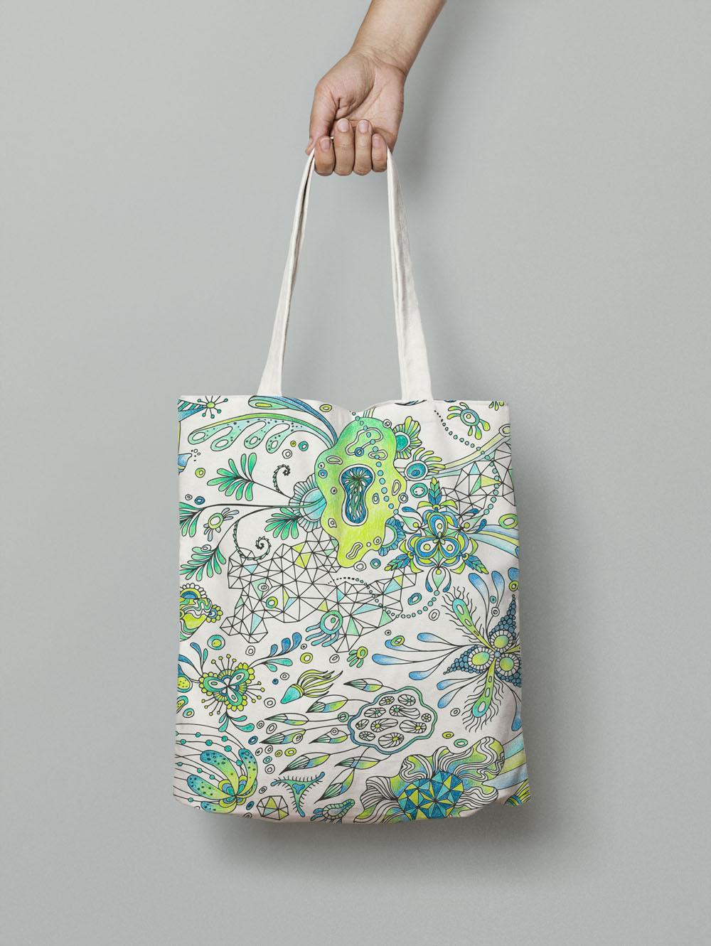 “Botanical Triangulation” Pattern - image 9 - student project