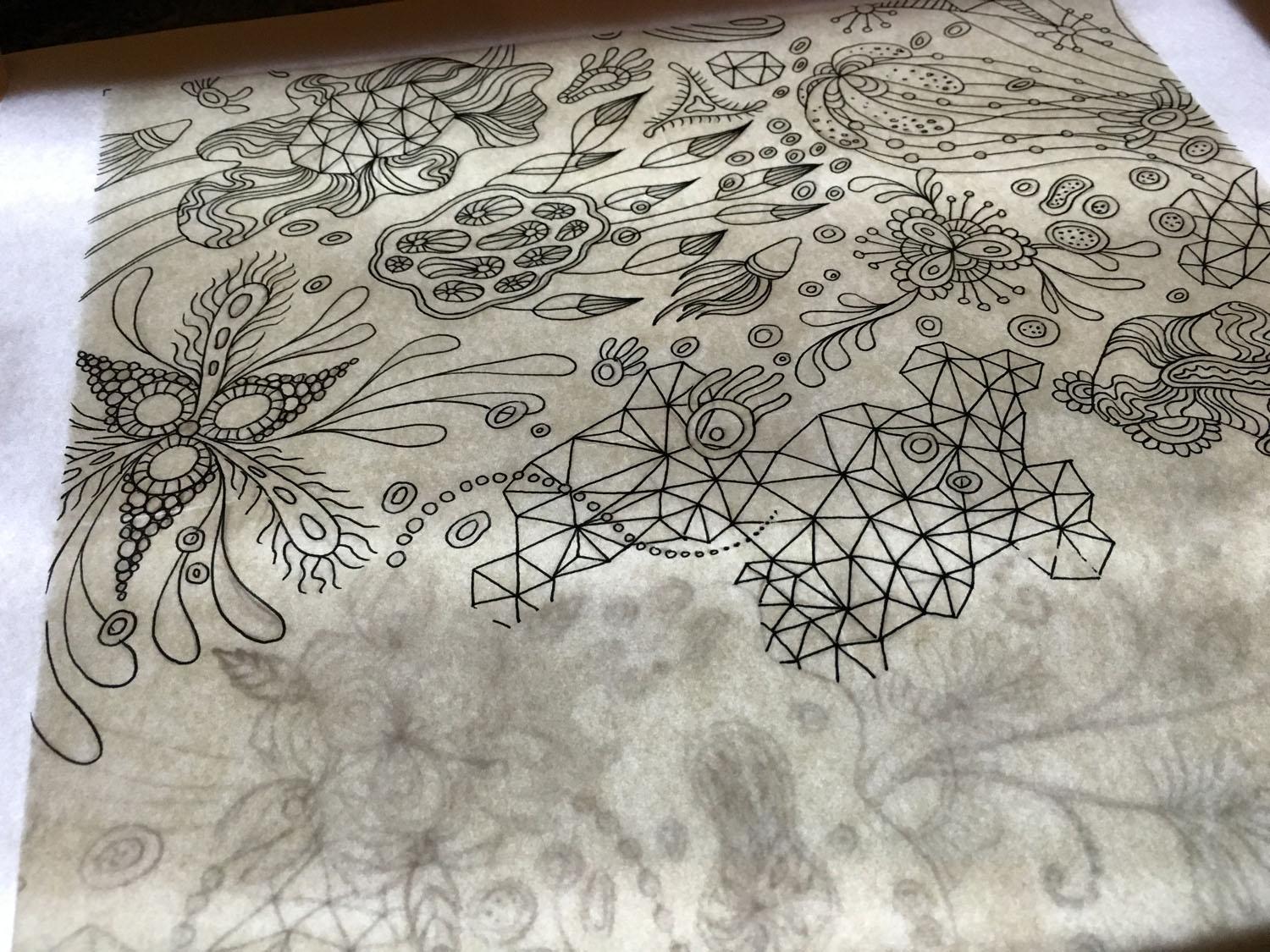 “Botanical Triangulation” Pattern - image 2 - student project